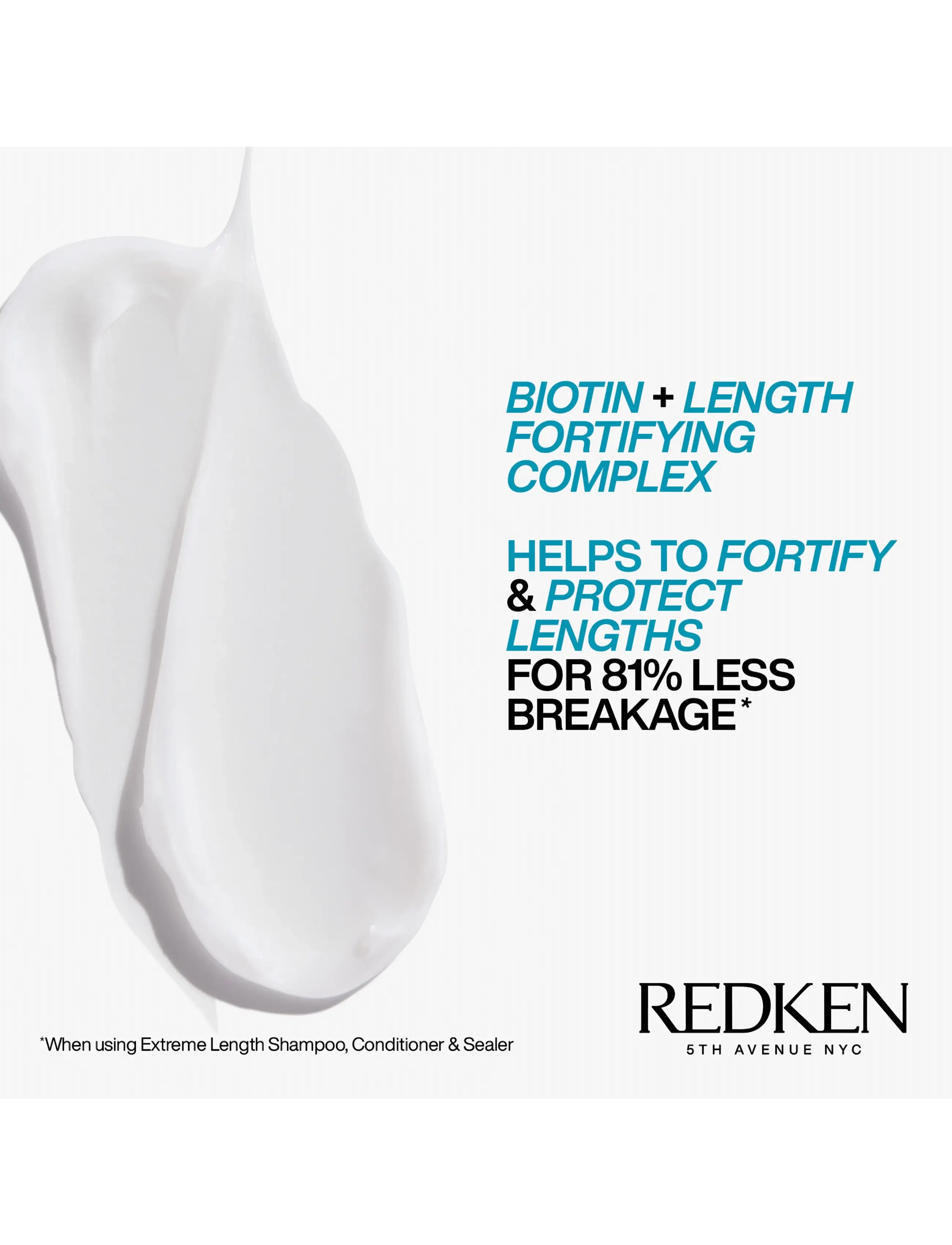 Redken - Redken Extreme Length Conditioner 300 ml - hårvård - clear - 3