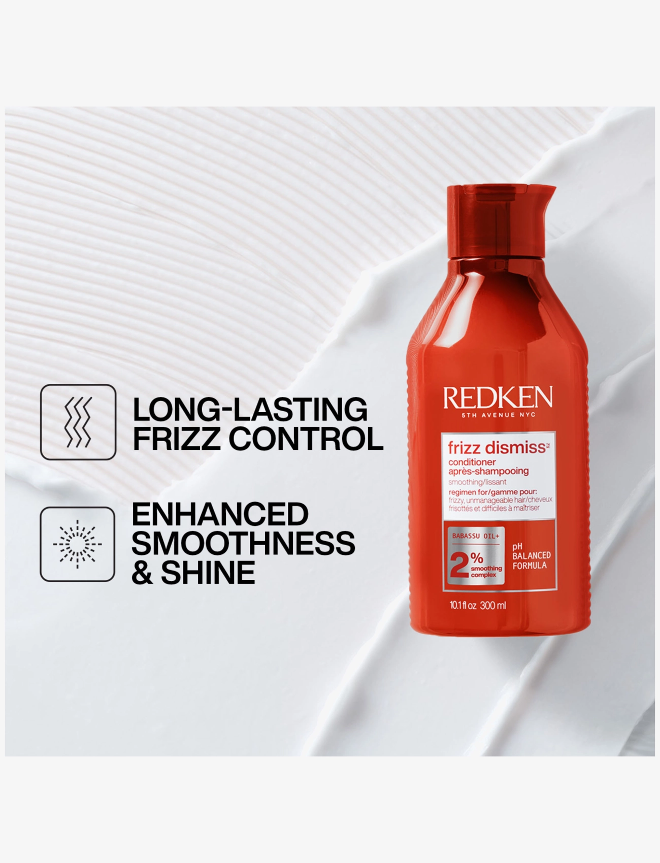 Redken - Redken Frizz Dismiss Conditioner 300 ml - balsam - clear - 2