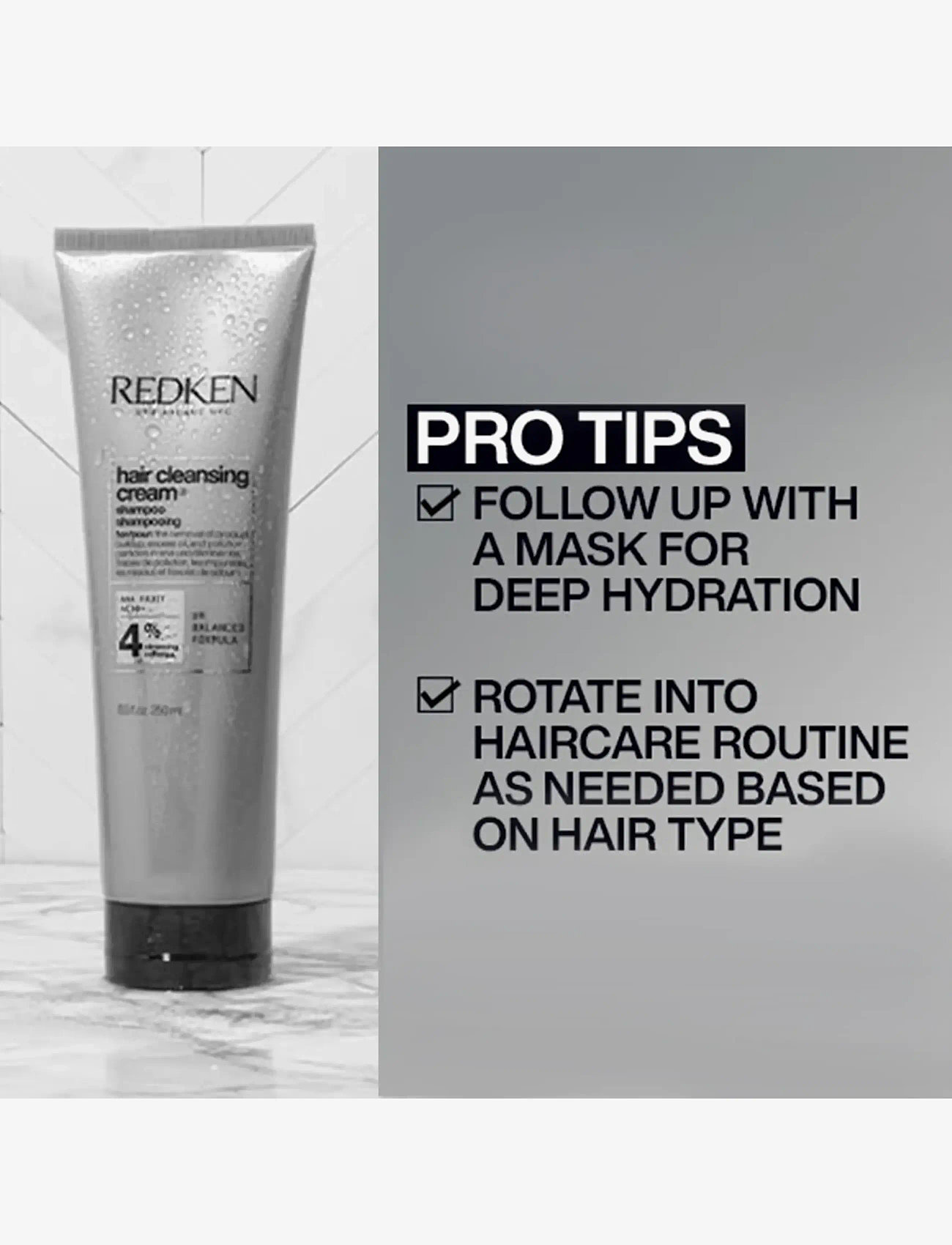 Redken - Redken Hair Cleansing Cream Shampoo 250ml - shampoo - clear - 5