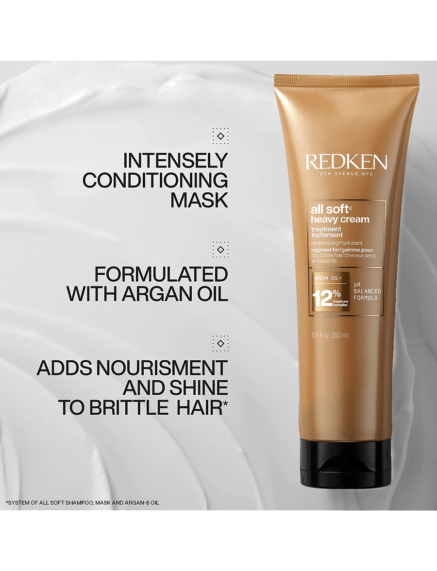 Redken - Redken All Soft Heavy Cream Treatment Mask 250 ml - mellan 200-500 kr - clear - 1