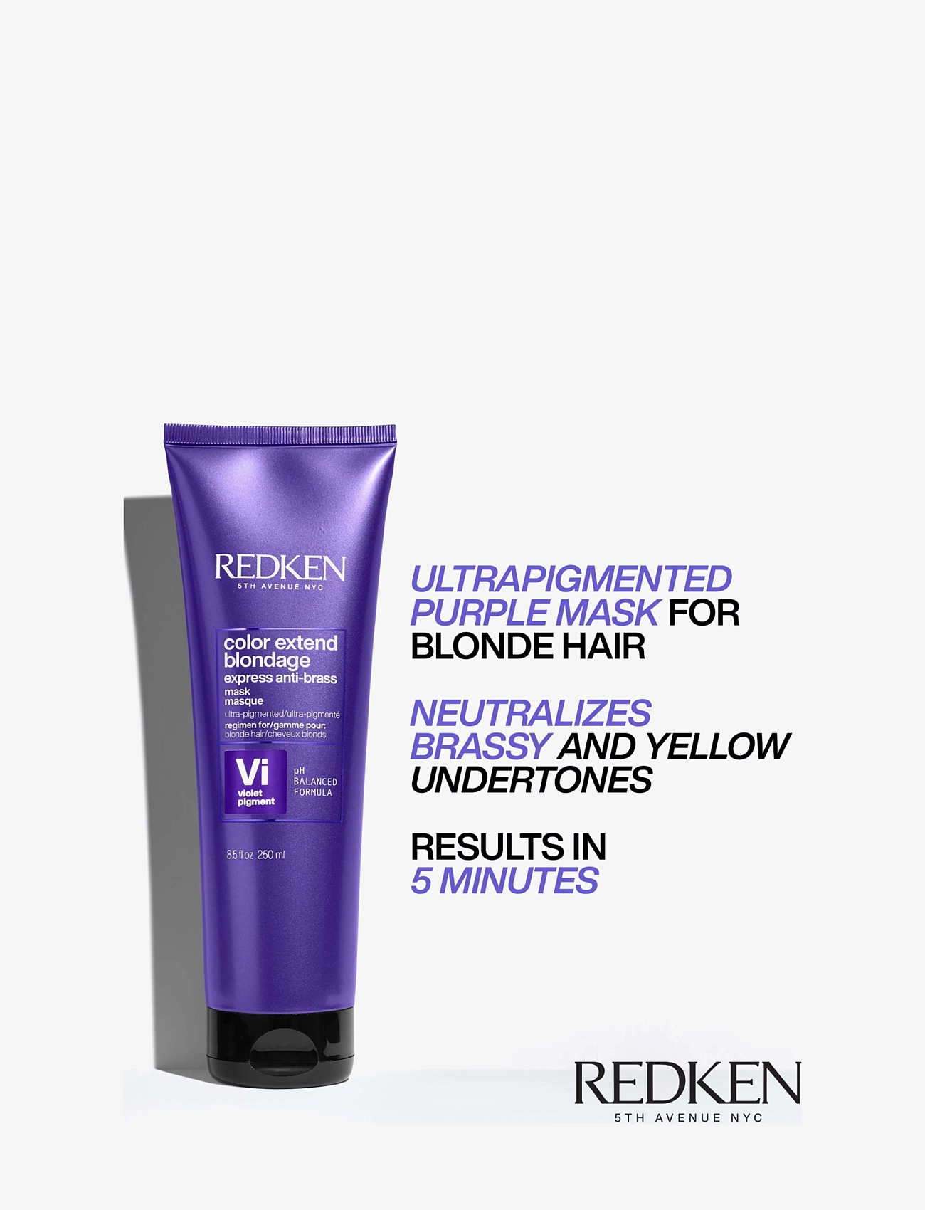 Redken - Redken Color Extend Blondage Express Anti-Brass Mask 250ml - hiustenhoito - clear - 2