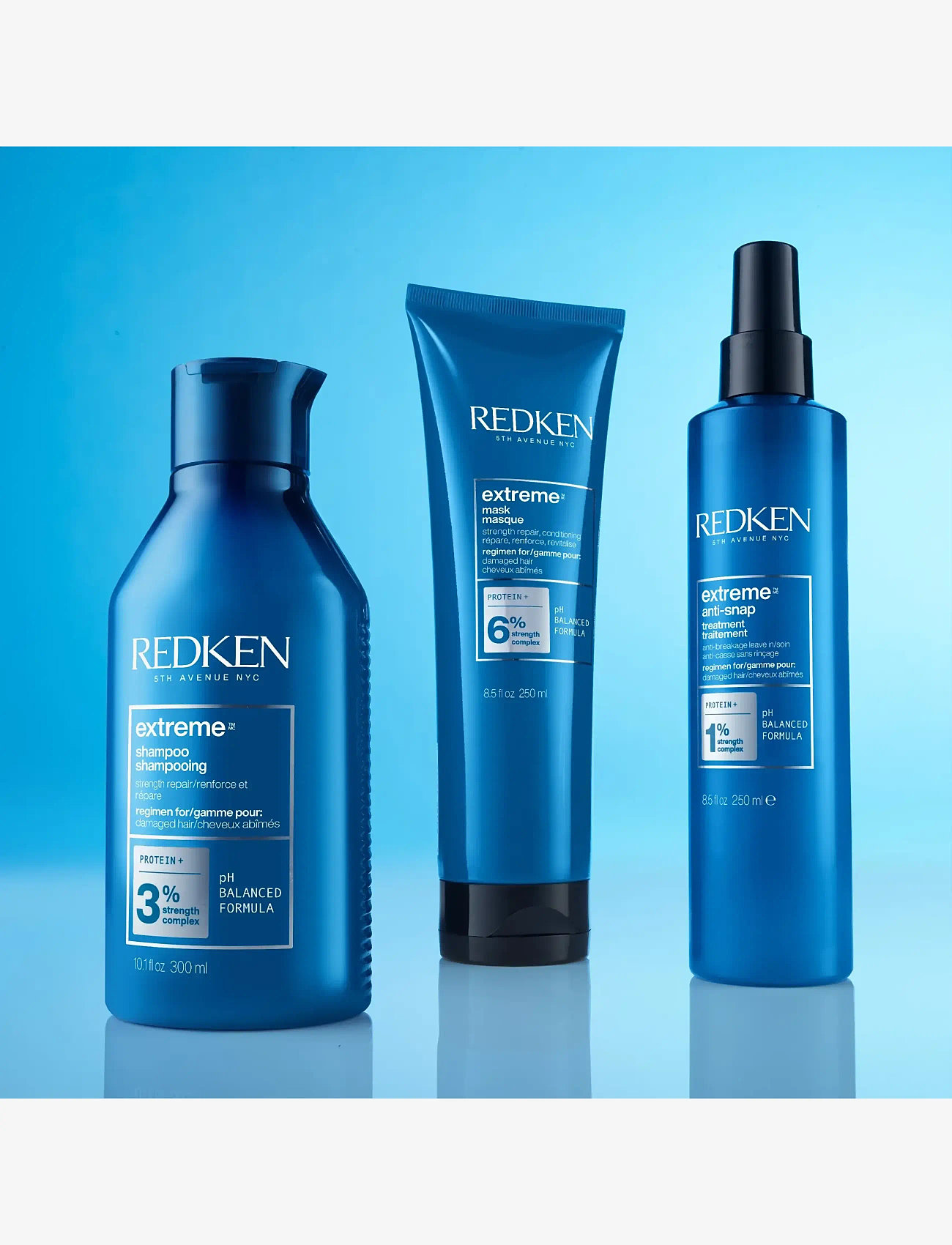 Redken - Redken Extreme Strength Repair Mask 250ml - hårinpackning - clear - 3