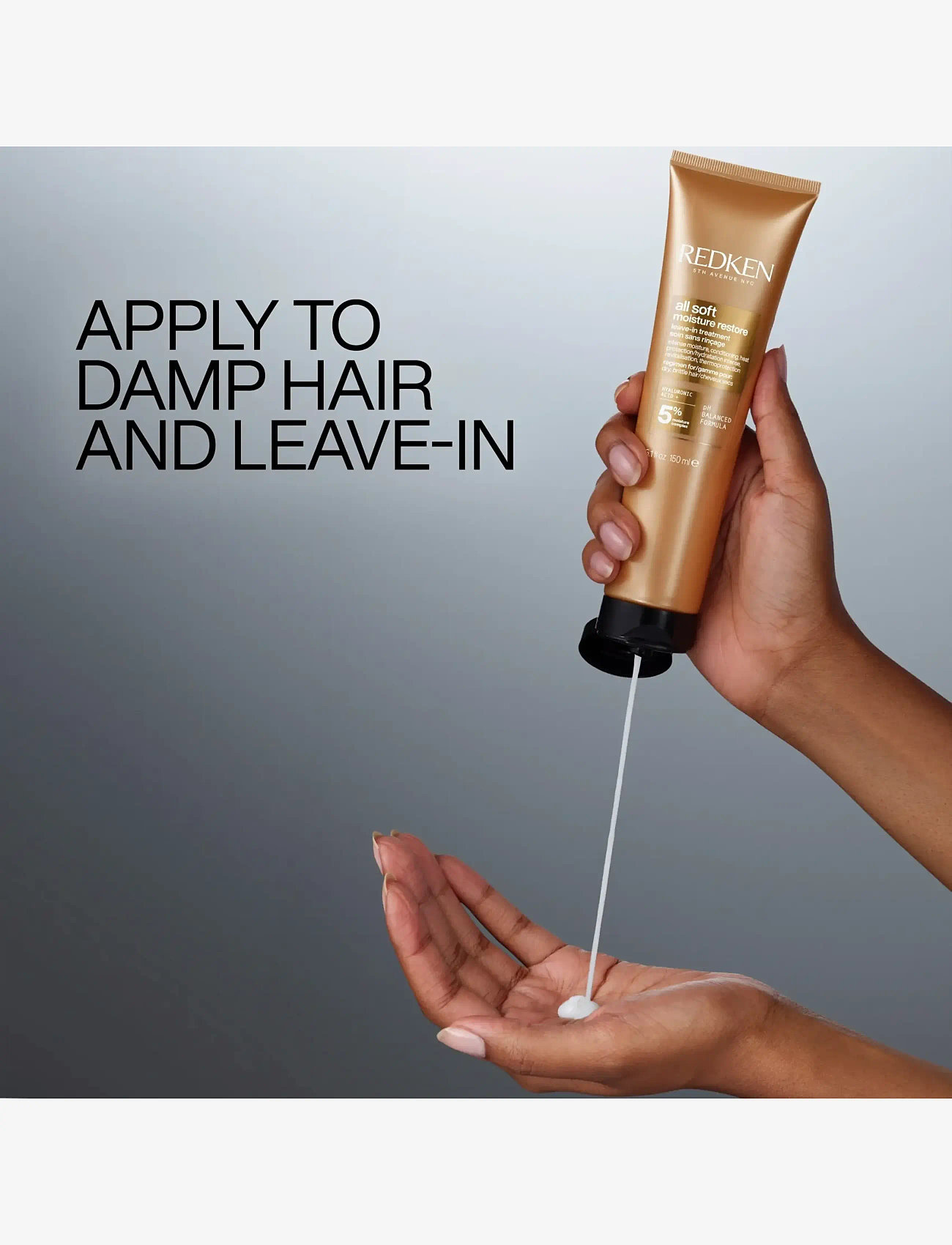 Redken - Redken All Soft Moisture Restore Leave-in 150 ml - balsam - no colour - 3