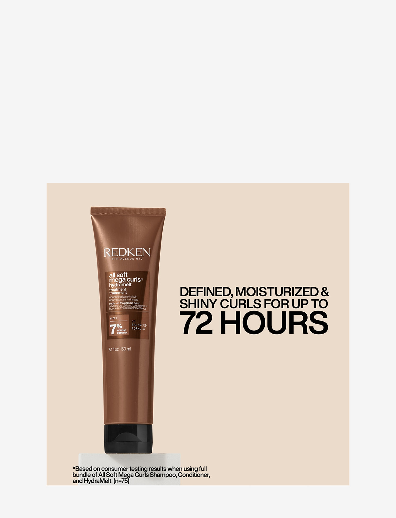 Redken - Redken All Soft Mega Curls Hydramelt 150ml - behandling - no colour - 2