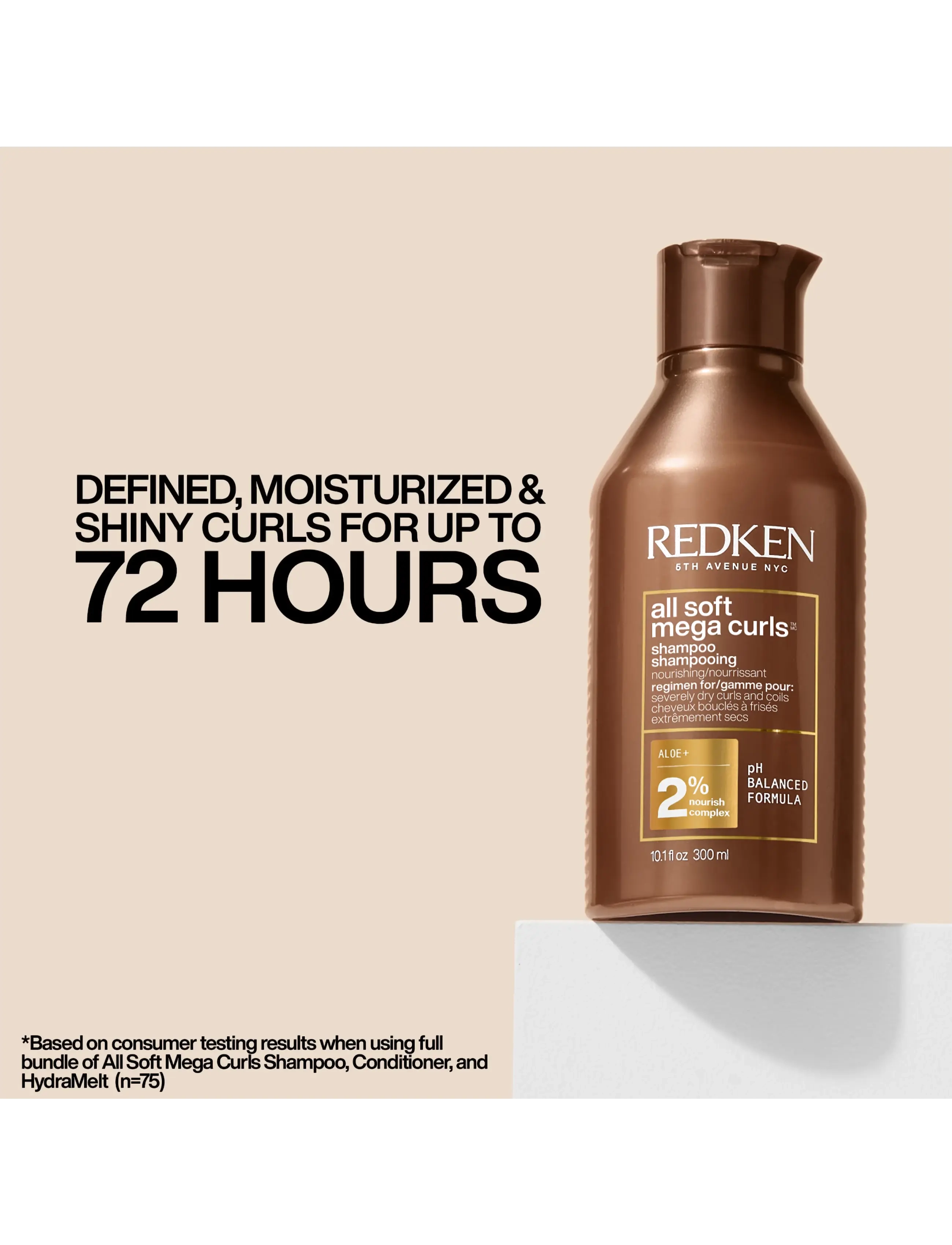 Redken - Redken All Soft Mega Curls Shampoo 300 ml - hårvård - no colour - 1