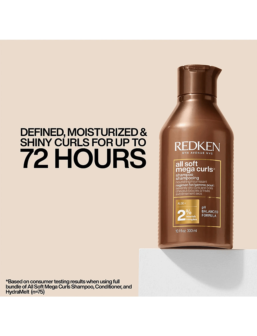 Redken - Redken All Soft Mega Curls Shampoo 300 ml - shampoo - no colour - 1