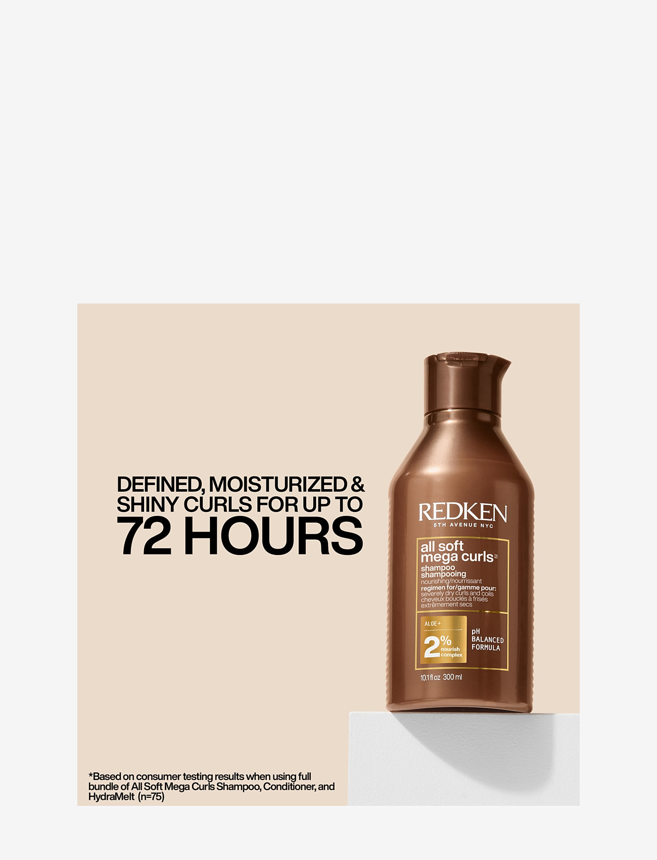 Redken - Redken All Soft Mega Curls Shampoo 300 ml - shampoo - no colour - 2