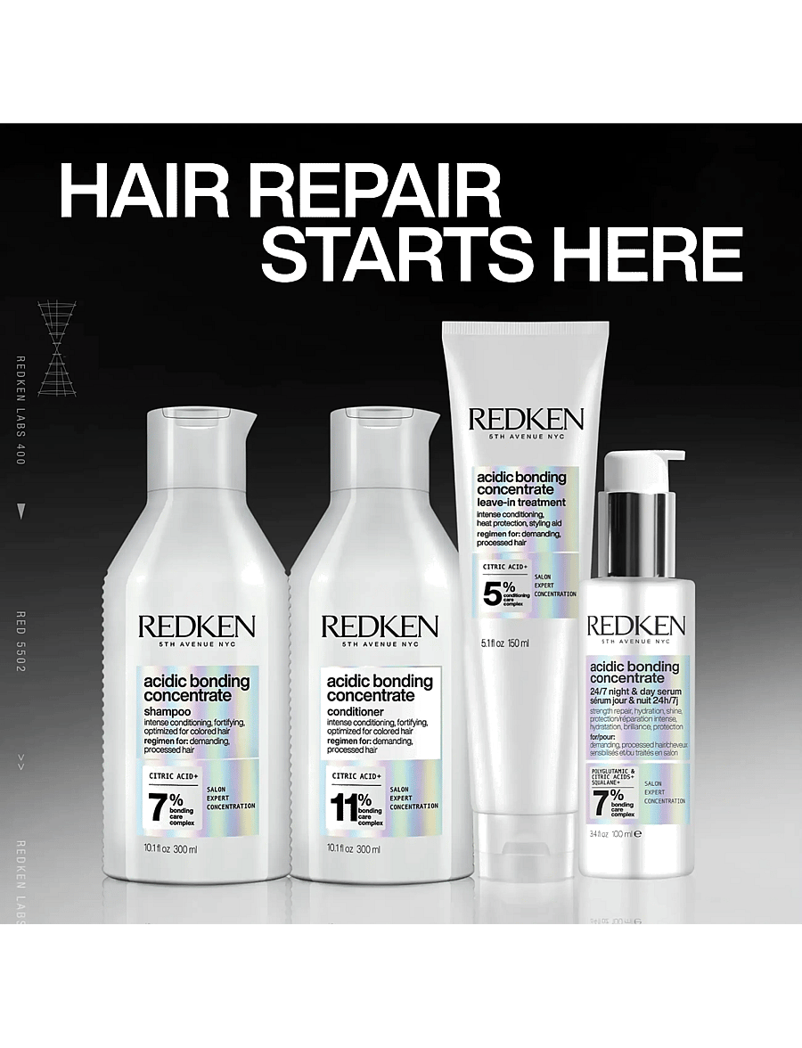 Redken - Redken Acidic Bonding Concentrate Shampoo 500 ml - sjampó - clear - 4