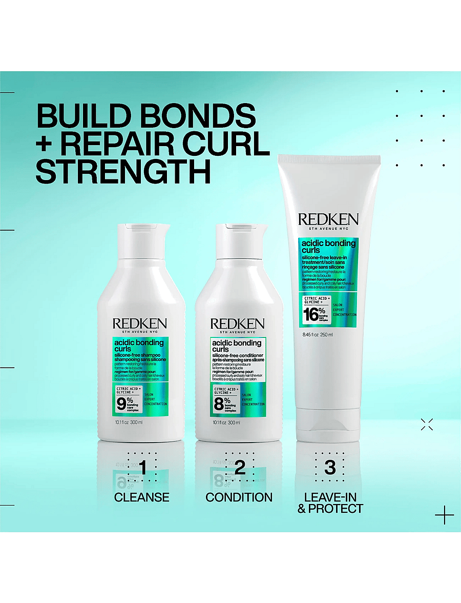 Redken - Redken Acidic Bonding Curls Shampoo 300 ml - shampoo - no color - 4