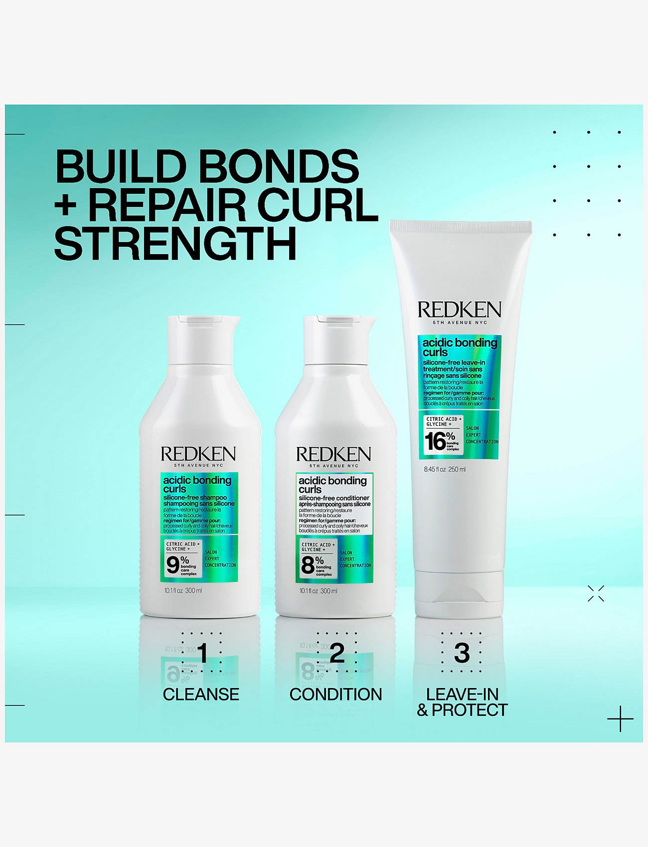 Redken - Redken Acidic Bonding Curls Shampoo 300ml - sjampó - no color - 5