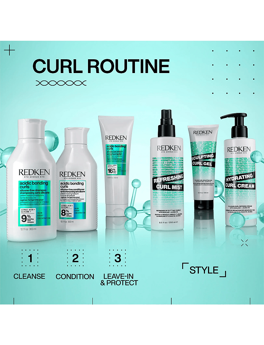 Redken - Redken Acidic Bonding Curls Shampoo 300 ml - shampoo - no color - 5