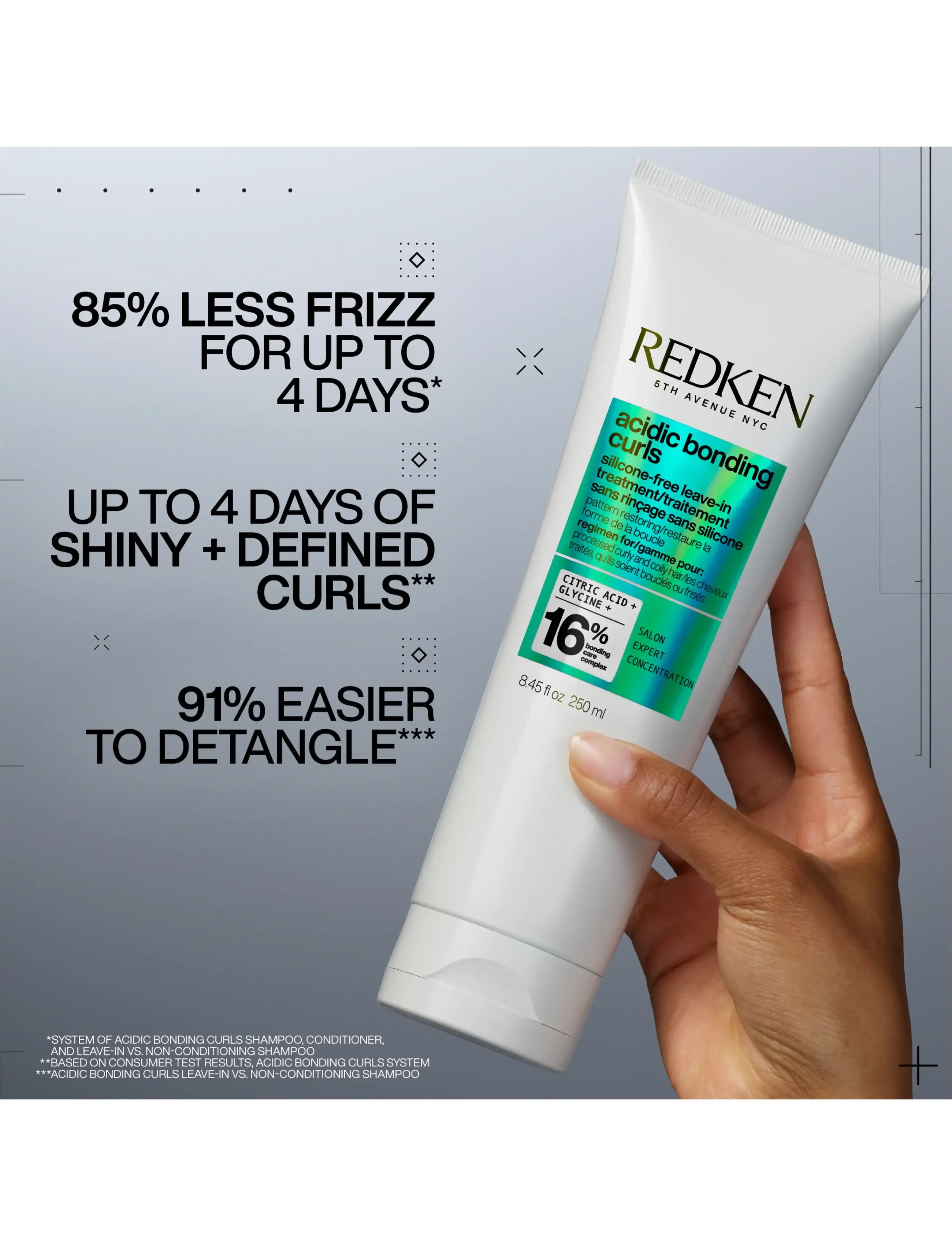 Redken - Redken Acidic Bonding Curls Leave-in Treatment 250 ml - hårkure - no color - 1