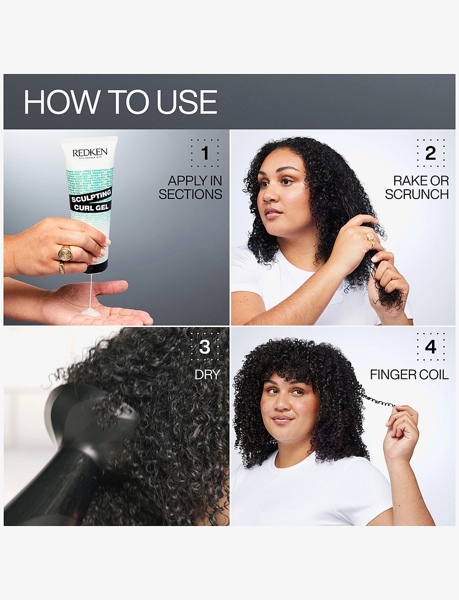 Redken - Redken Sculpting Curl Gel 250 ml - gel - no color - 5