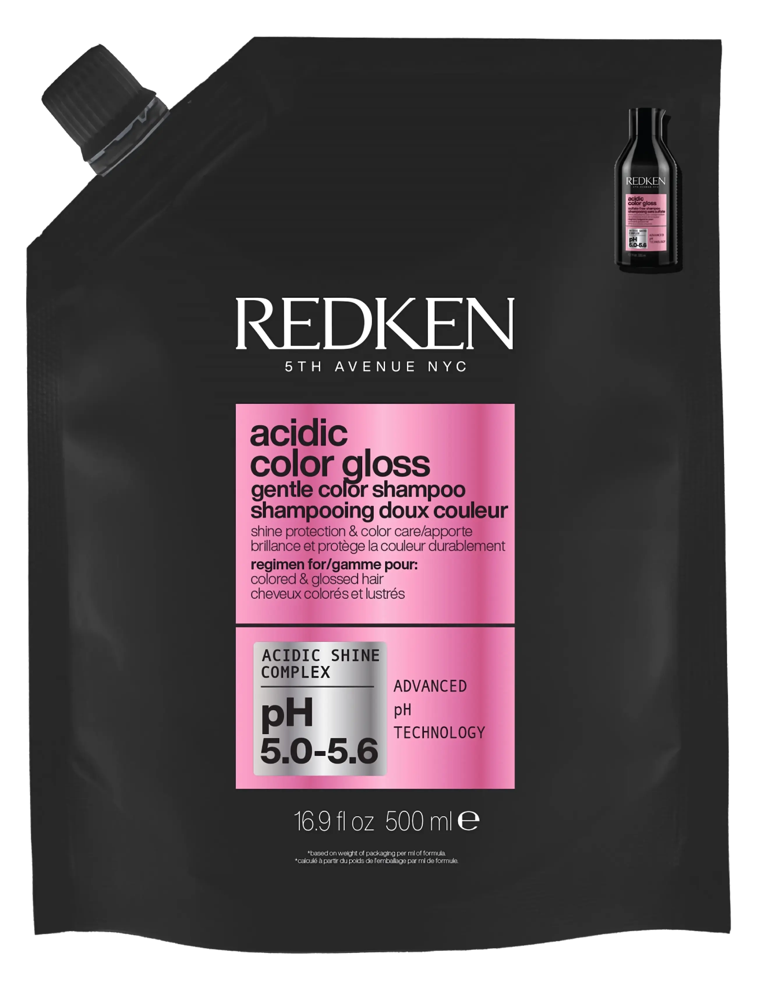 Redken Redken Acidic Color Gloss Shampoo Refill 500 ml - Gave ved køb - CLEAR / undefined