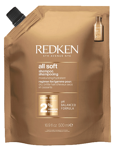 Redken All Soft Shampoo Refill 500 Ml - Shampoo