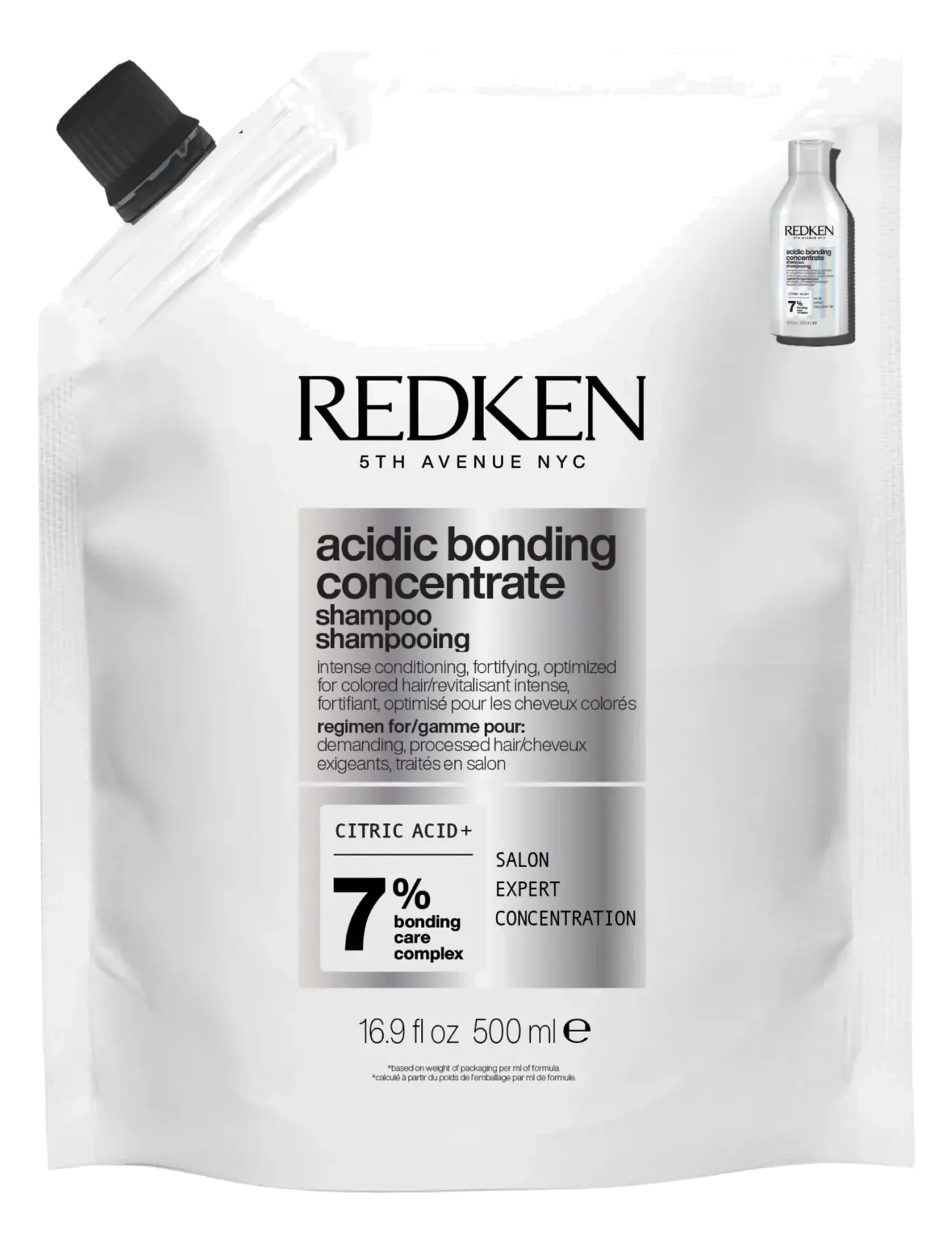 Redken Redken Acidic Bonding Concentrate Shampoo Refill 500 ml - Beauty för Män - CLEAR / undefined
