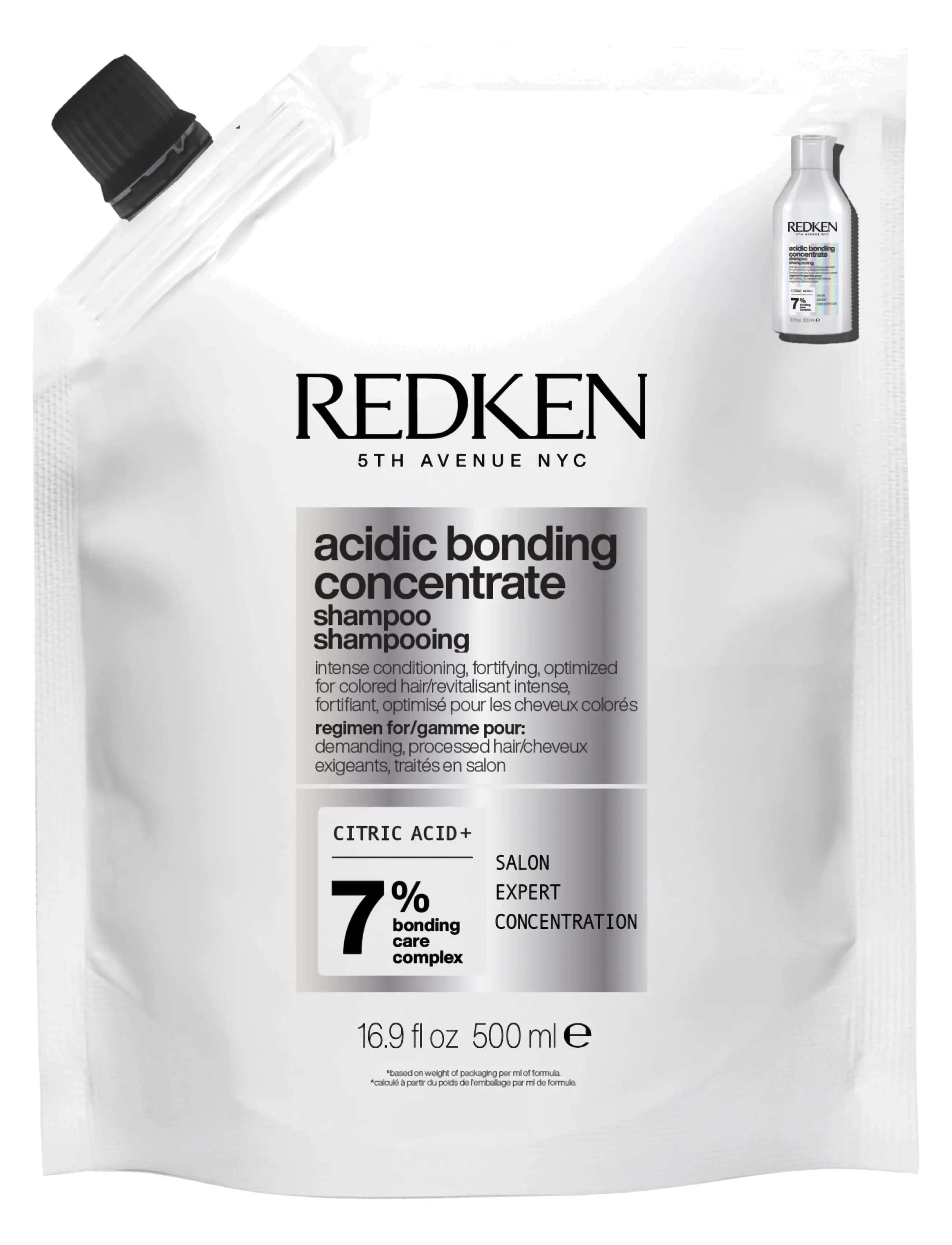 Redken Redken Acidic Bonding Concentrate Shampoo Refill 500 ml - Hårprodukter - CLEAR / undefined