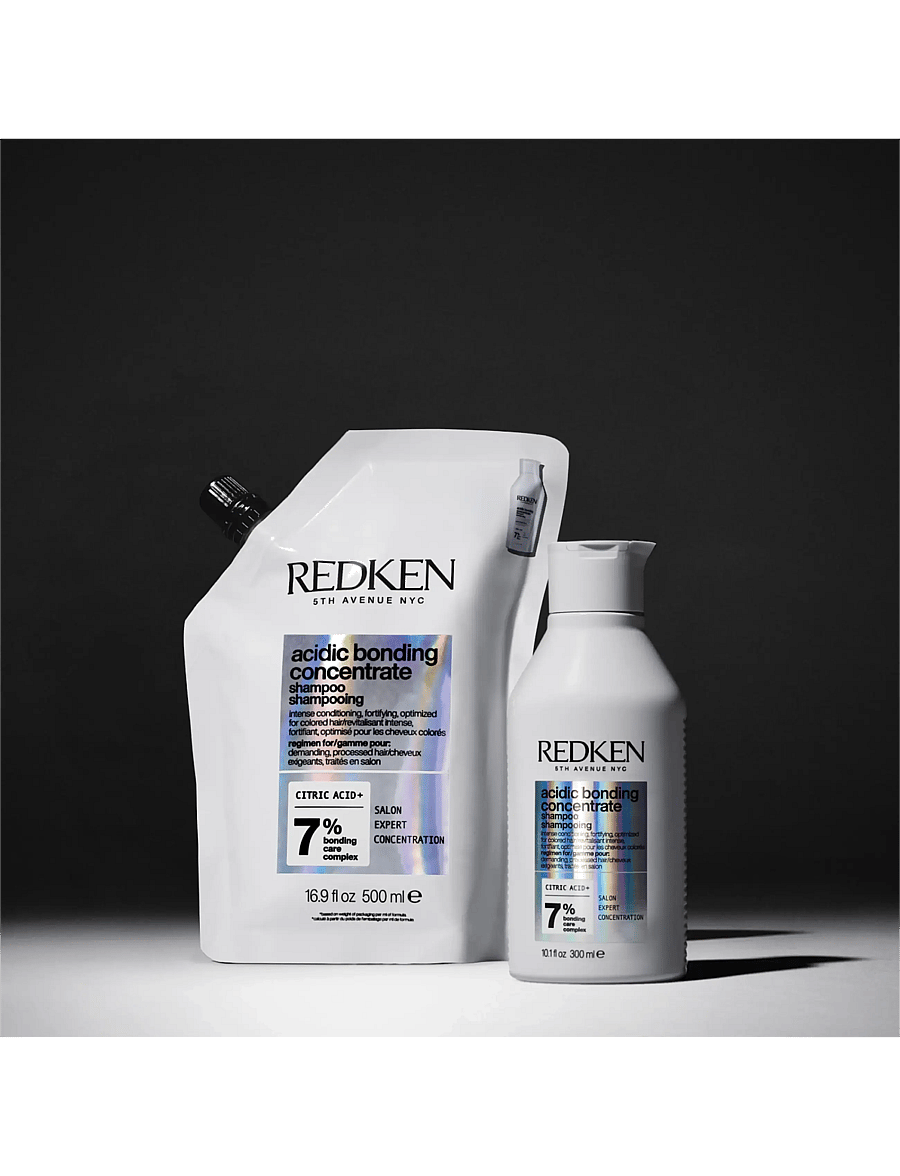 Redken - Redken Acidic Bonding Concentrate Shampoo Refill 500 ml - hårvård refill - clear - 2