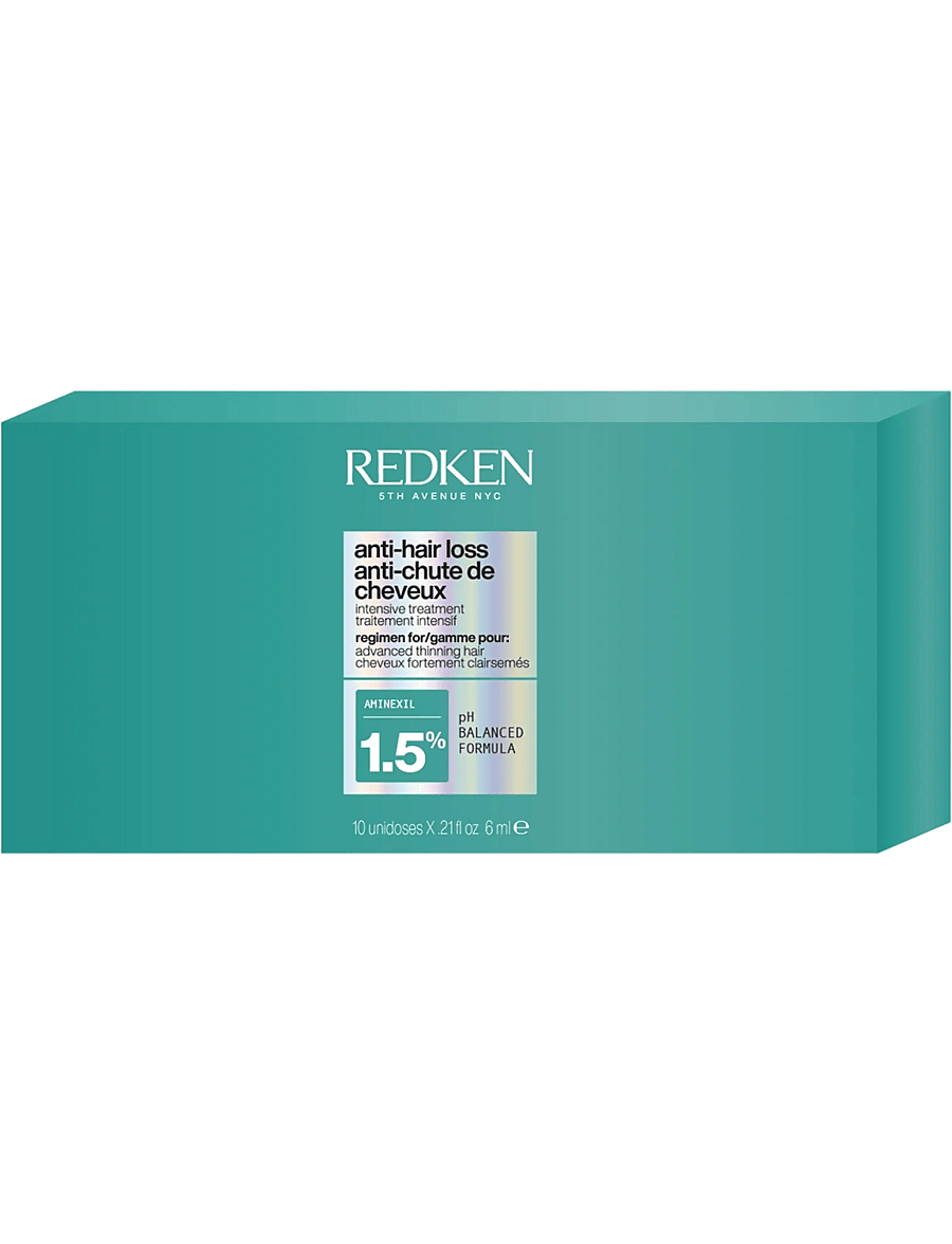 Redken - Anti Hair-Fall Intensive Treatment 10 x 6 ml - hoidot hiuspohjalle - clear - 0