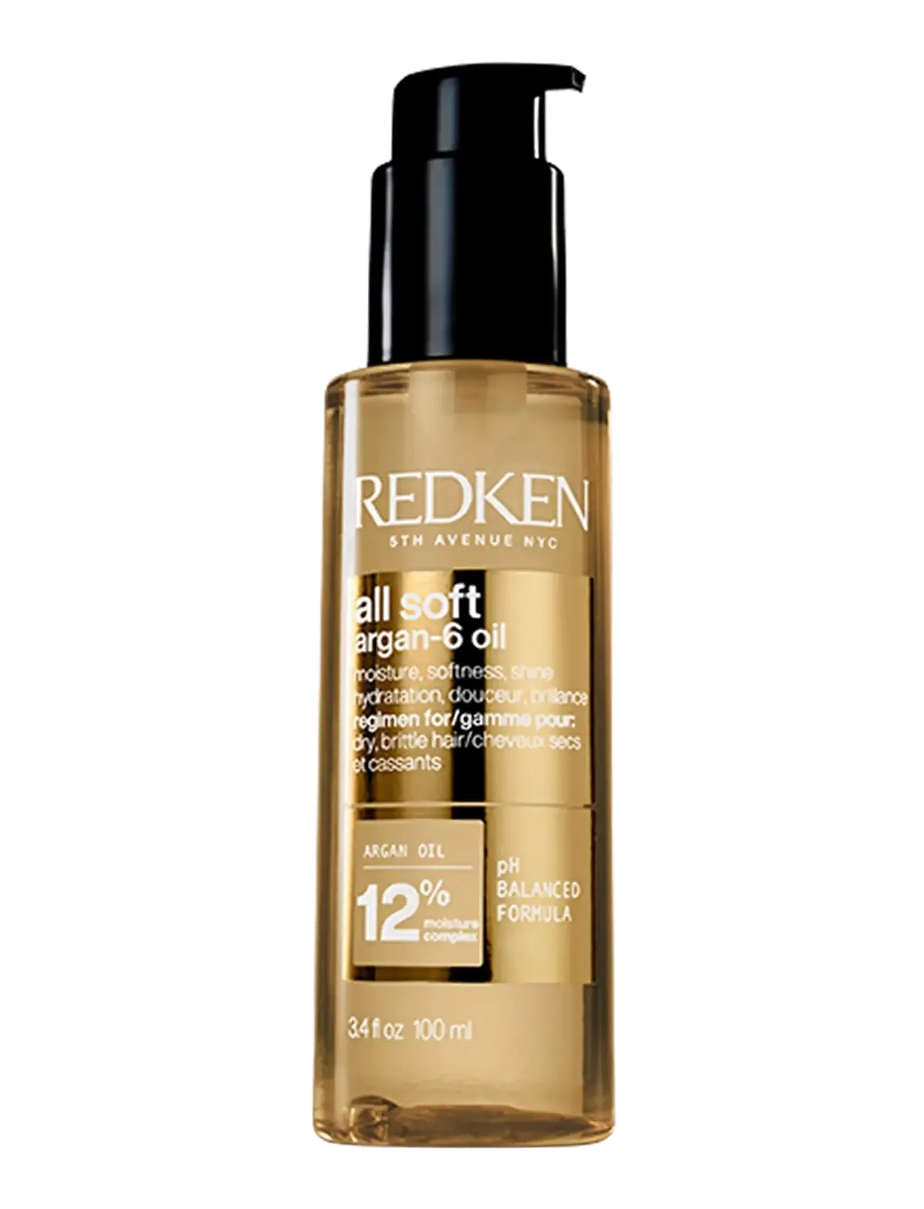 Redken Redken All Soft Argan-6 Oil 100ml - Håroljor - CLEAR / undefined