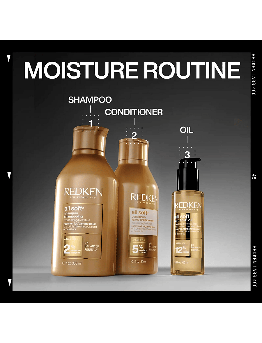 Redken - Redken All Soft Argan-6 Oil 100 ml - håroljor - clear - 1