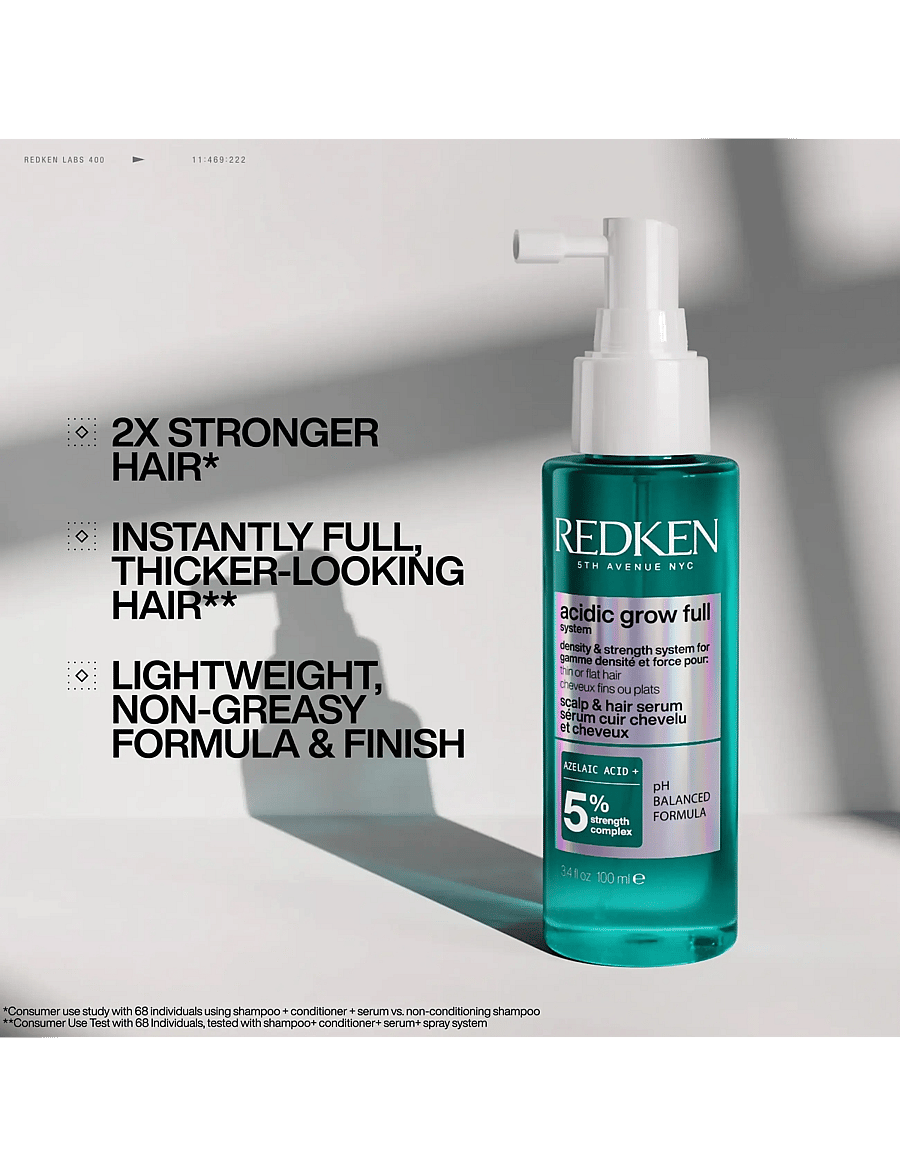 Redken - Redken Acidic Grow Full System Scalp & Hair Serum 100 ml - scalp treatment - clear - 1