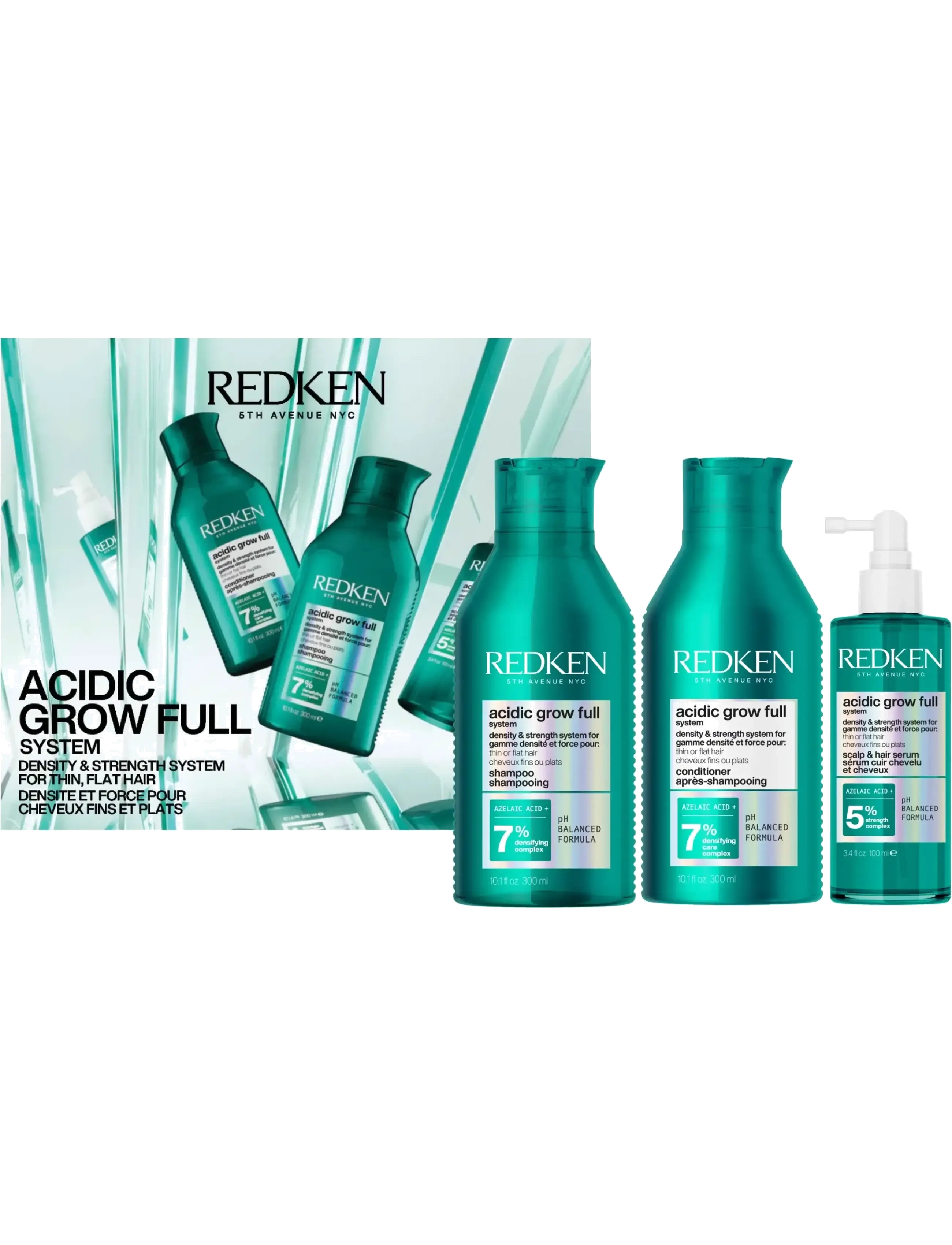 Redken REDKEN HOLIDAYS ACIDIC GROW FULL SYSTEM KIT - Hårvård - CLEAR / undefined