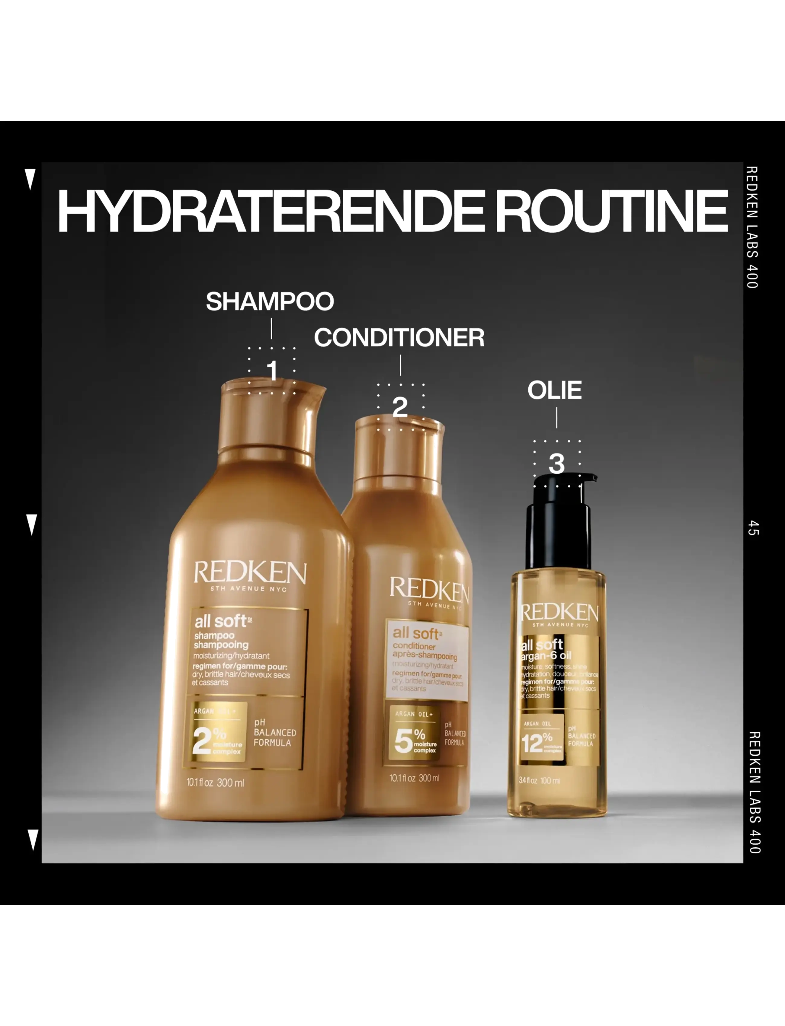 Redken - REDKEN HOLIDAYS ALL SOFT KIT - gåvoset - clear - 1