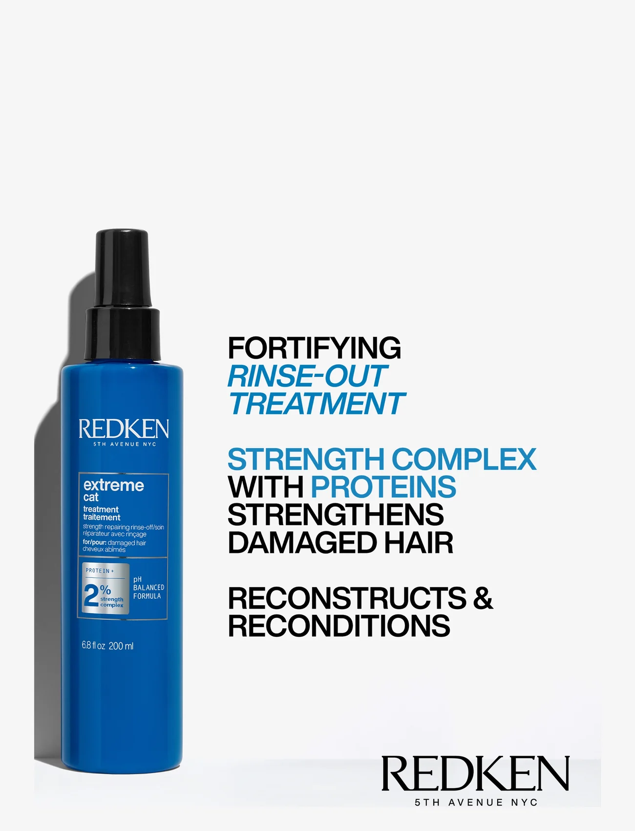 Redken - Redken Extreme CAT Treatment Spray 250ml - hairsprays - clear - 1