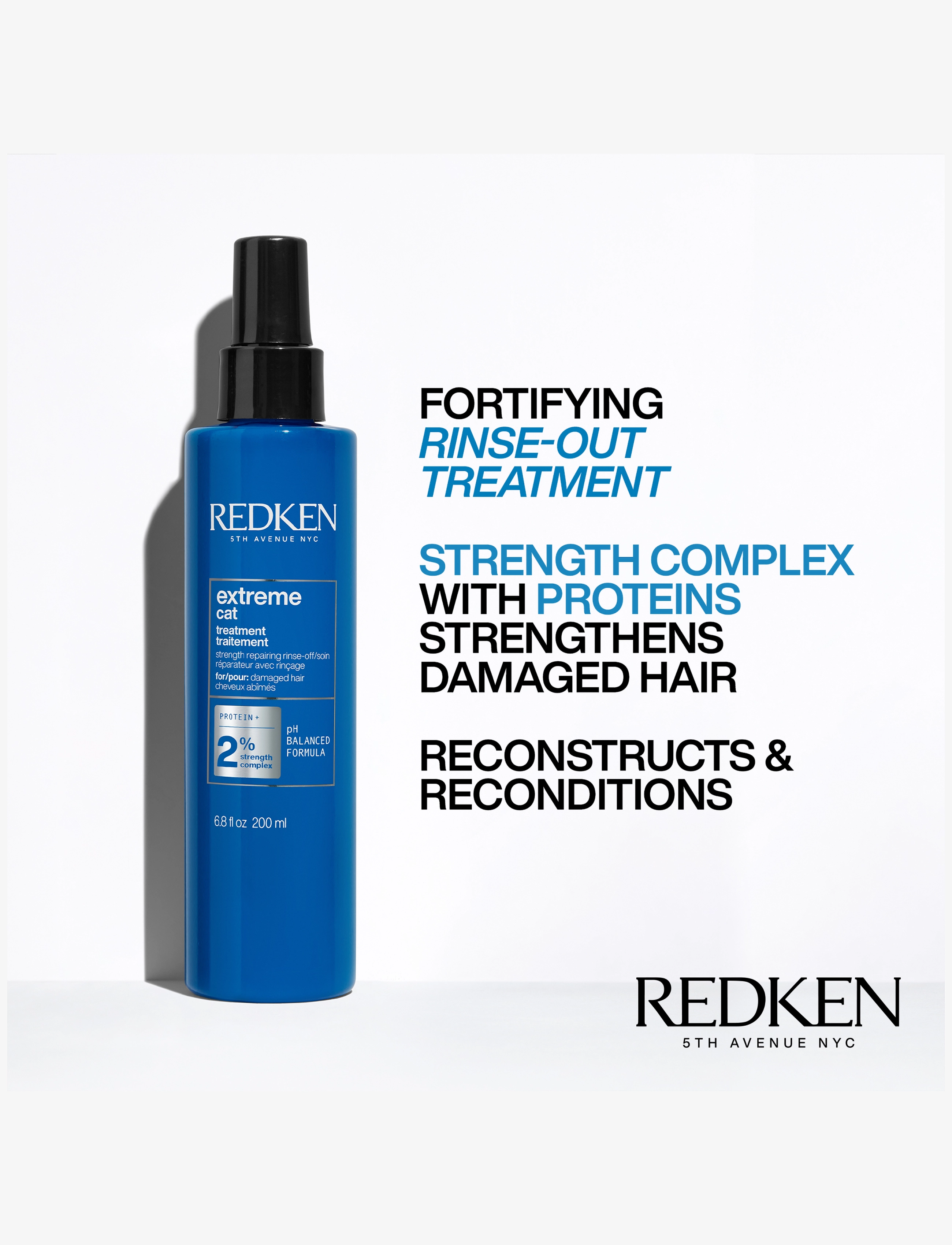 Redken - Redken Extreme CAT Treatment Spray 250ml - hiuslakat - clear - 1