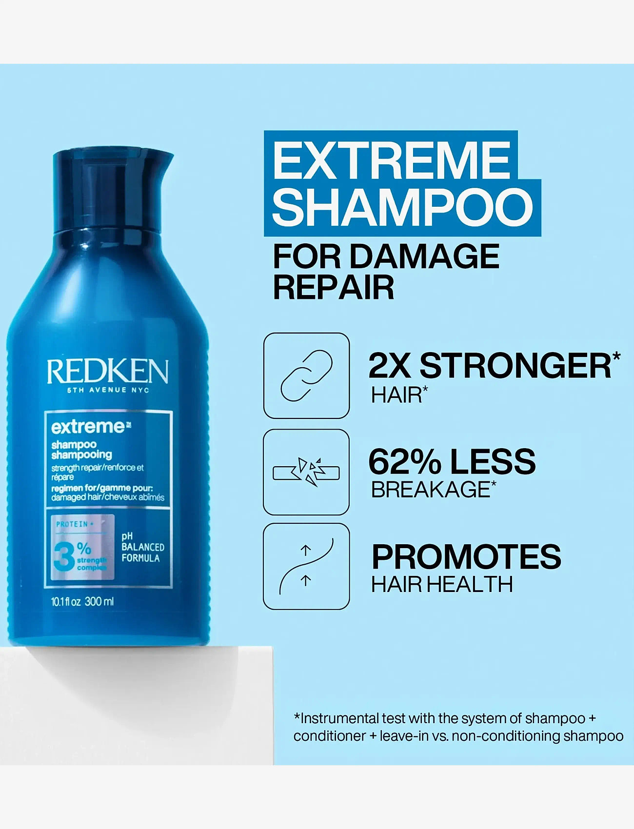 Redken - Redken Extreme Shampoo 500 ml - shampoo - clear - 1