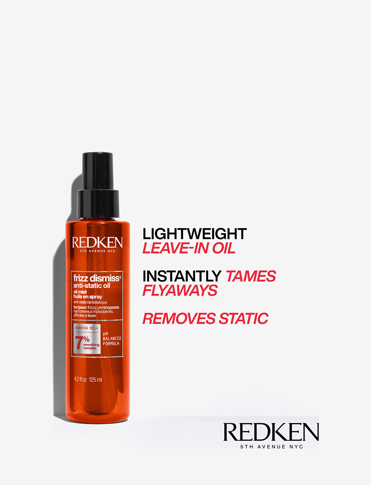 Redken - Redken Frizz Dismiss Instant Deflate Oil-in Serum 125ml - clear - 5