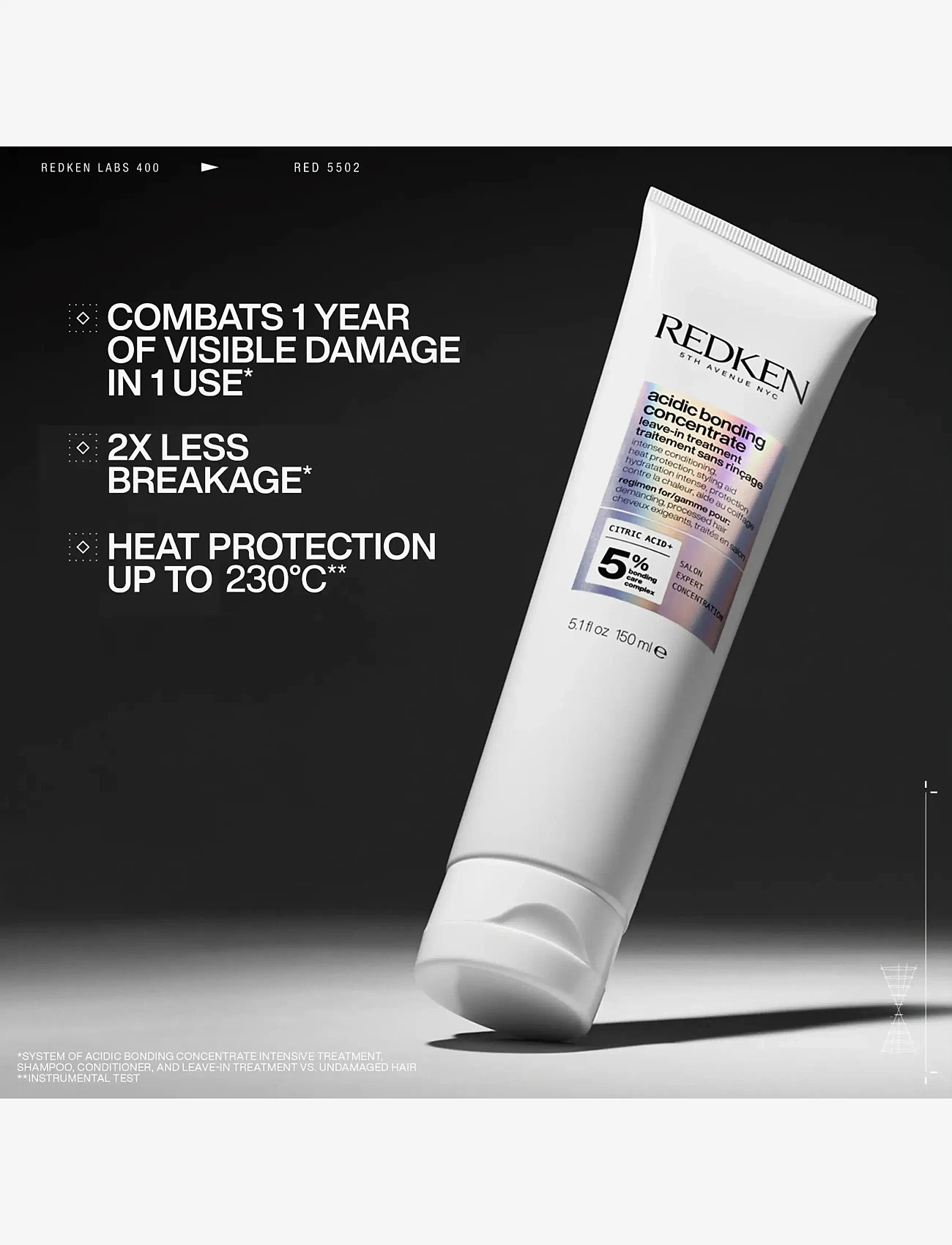 Redken - Redken Acidic Bonding Concentrate Leave-In Treatment 150ml - behandling - no colour - 1