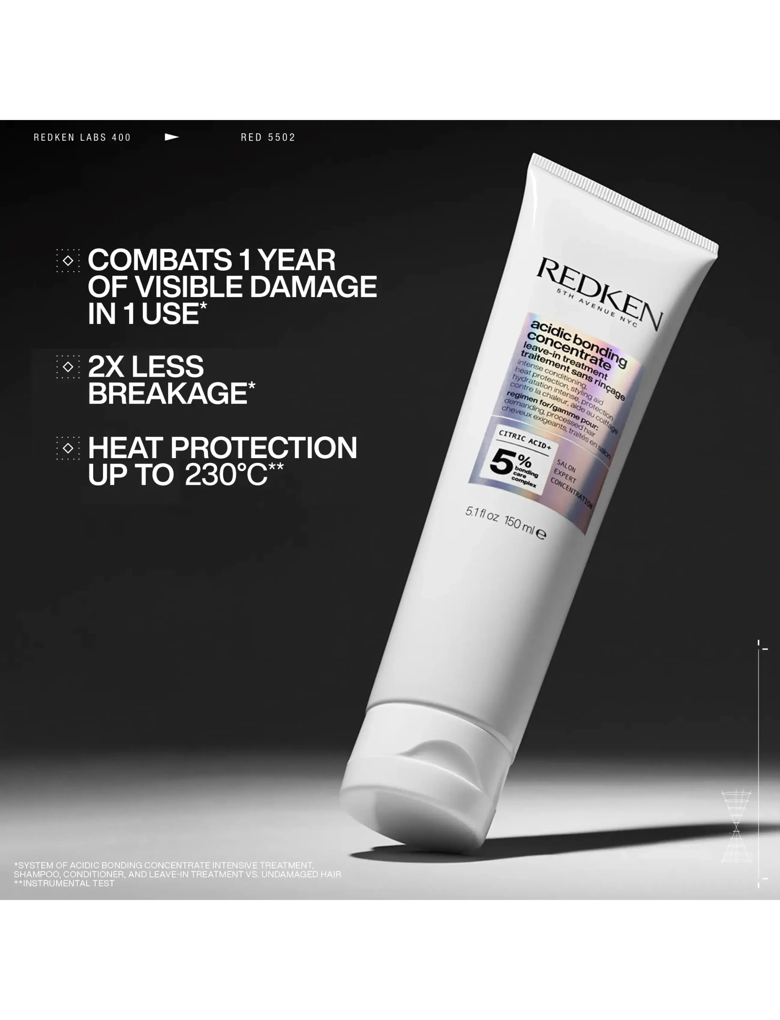 Redken - Redken Acidic Bonding Concentrate Leave-In Treatment 150 ml - meðferðir - no colour - 1
