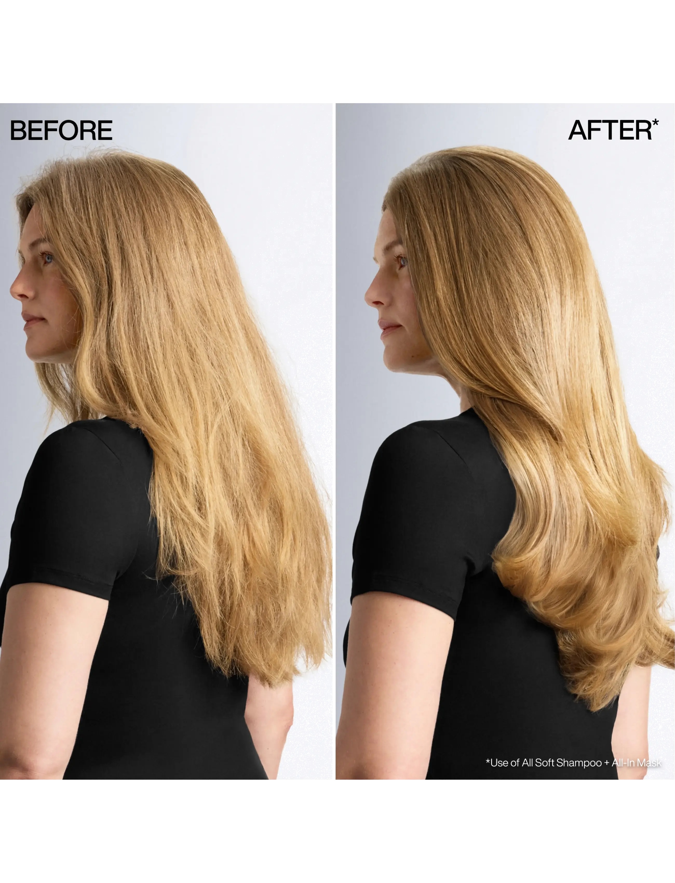 Redken - Redken All Soft All-in Mask for Dry Hair 250 ml - hårvård - clear - 2
