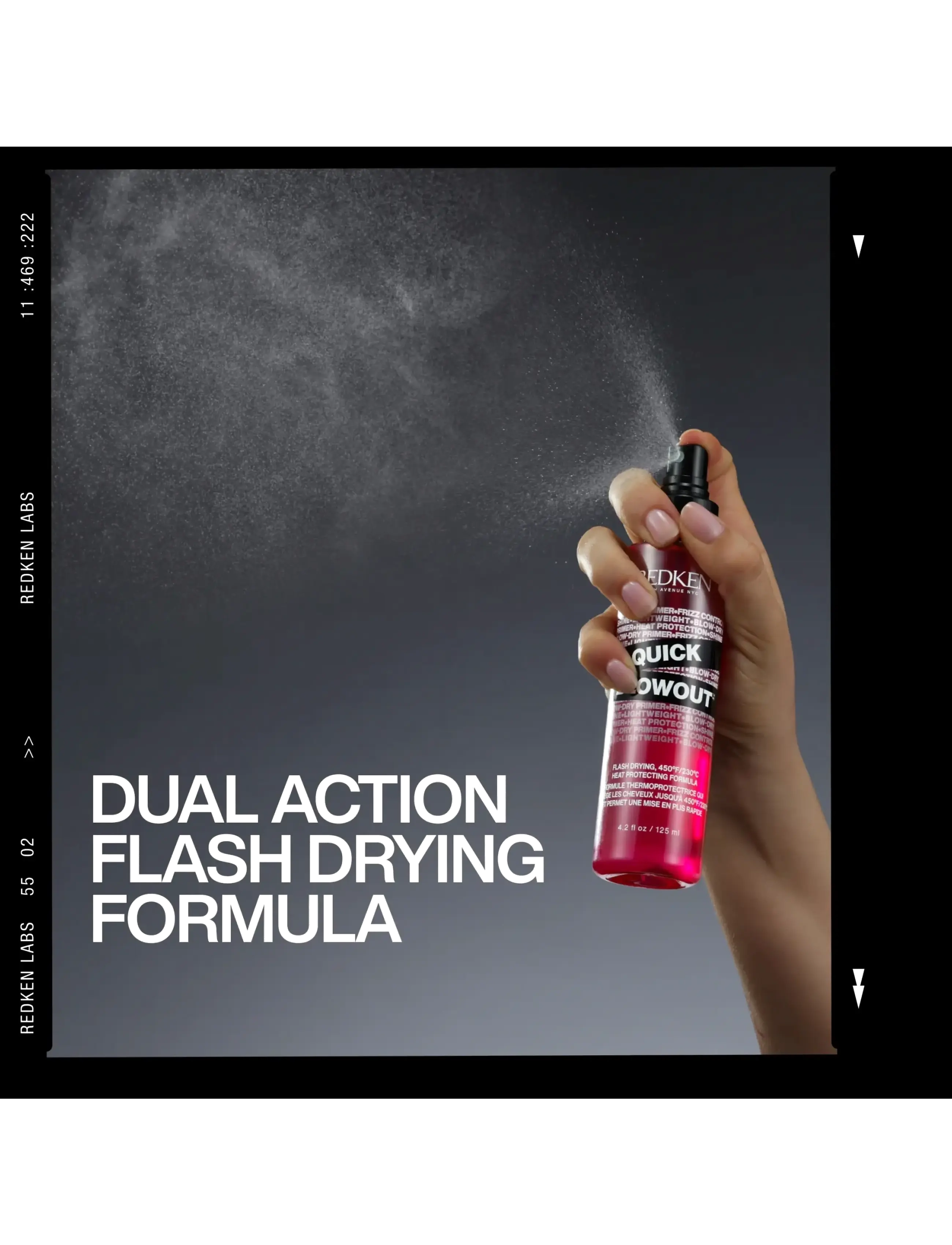 Redken - Redken Quick Blowout Heat Protective Spray 125ml - varmebeskyttelse - no colour - 3