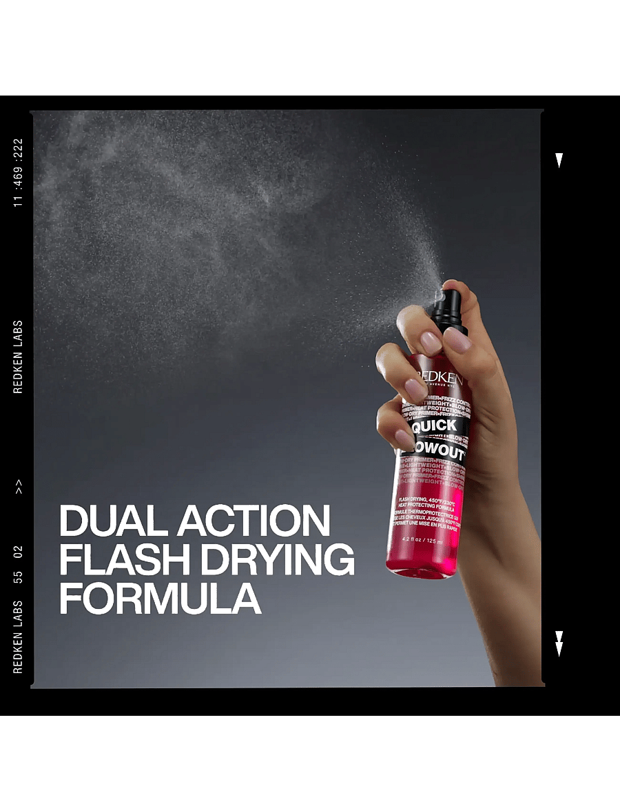 Redken - Redken Quick Blowout Heat Protective Spray 125 ml - värmeskydd - no colour - 3