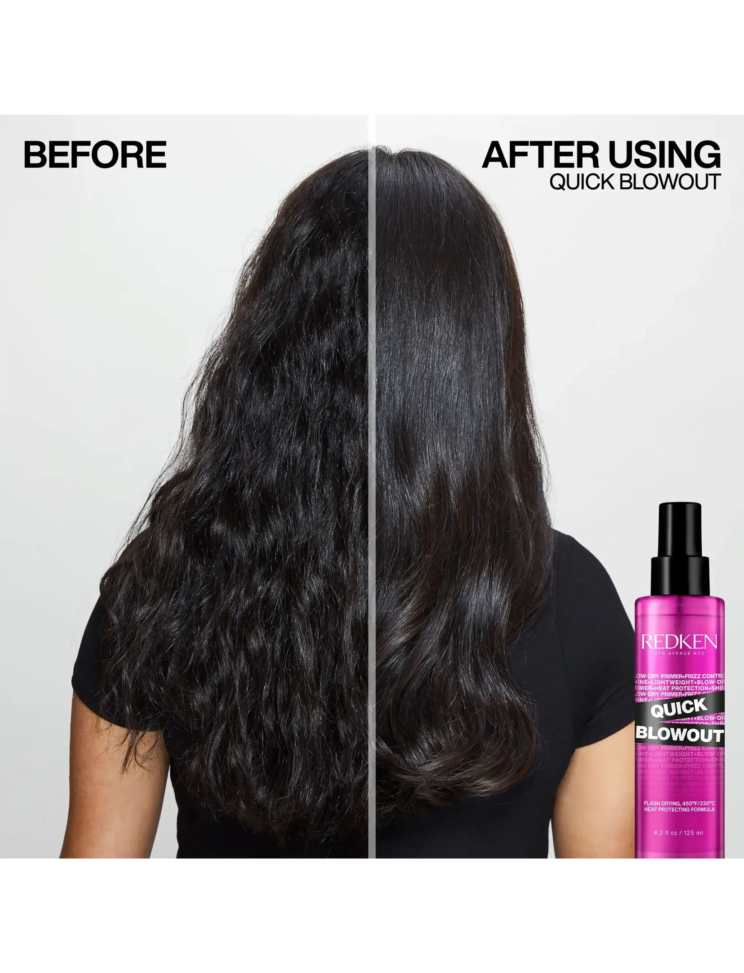 Redken - Redken Quick Blowout Heat Protective Spray 125ml - varmebeskyttelse - no colour - 5