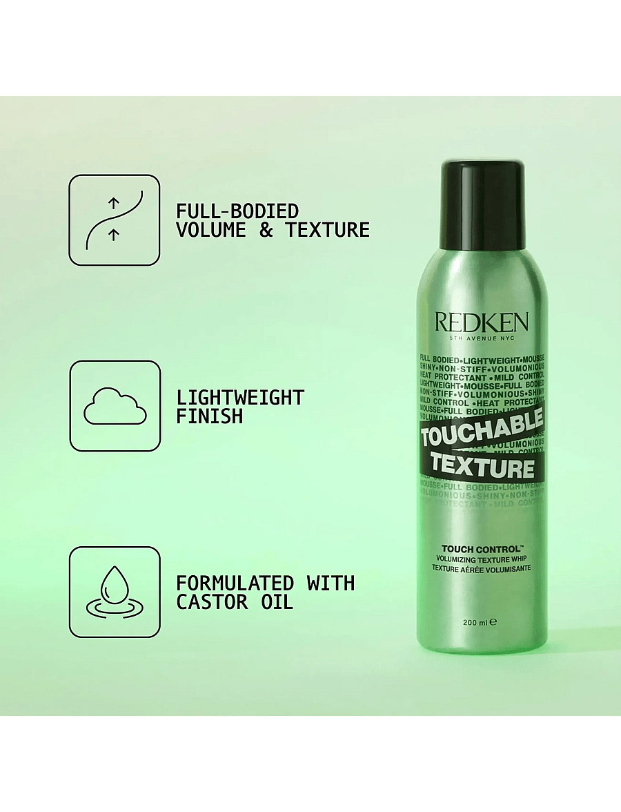 Redken - Redken Styling Touchable Texture Mousse 200 ml - pomade - no colour - 1