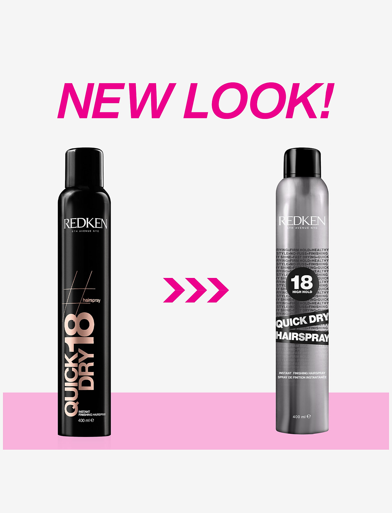 Redken - Redken Styling Quick Dry Hairspray 400 ml - hair spray - no colour - 1