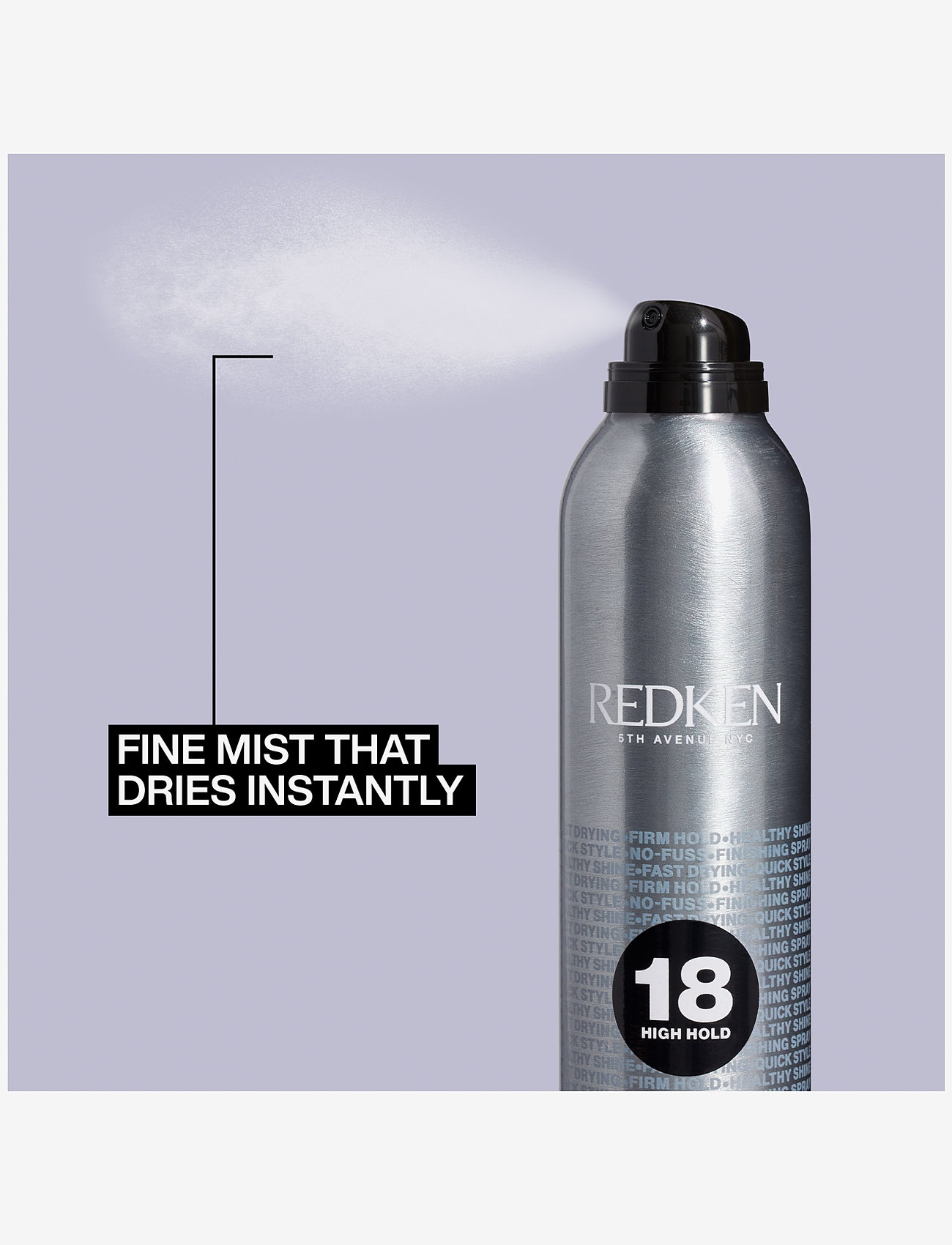 Redken - Redken Styling Quick Dry Hairspray 400 ml - hair spray - no colour - 2