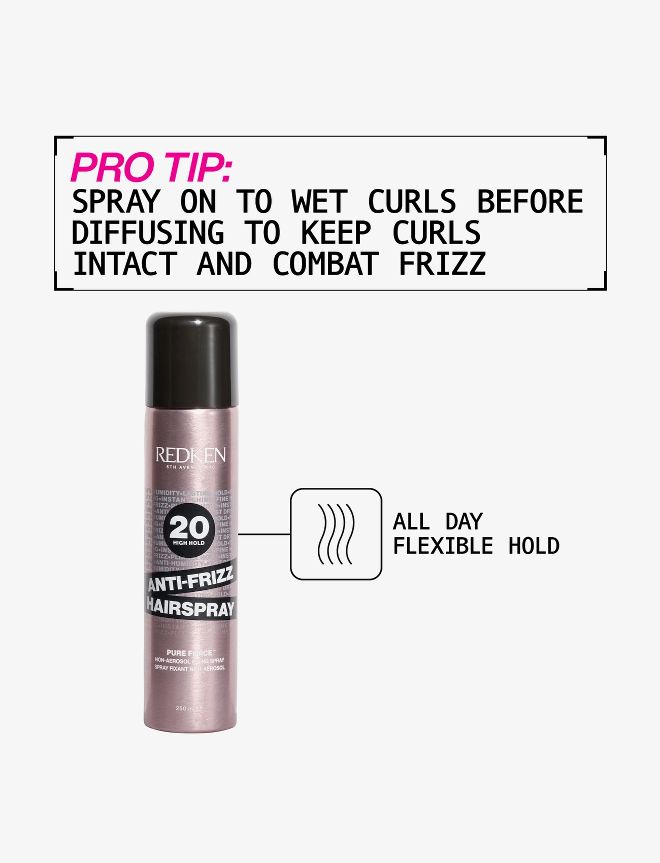 Redken - Redken Styling Anti Frizz Hairspray 250ml - no colour - 2