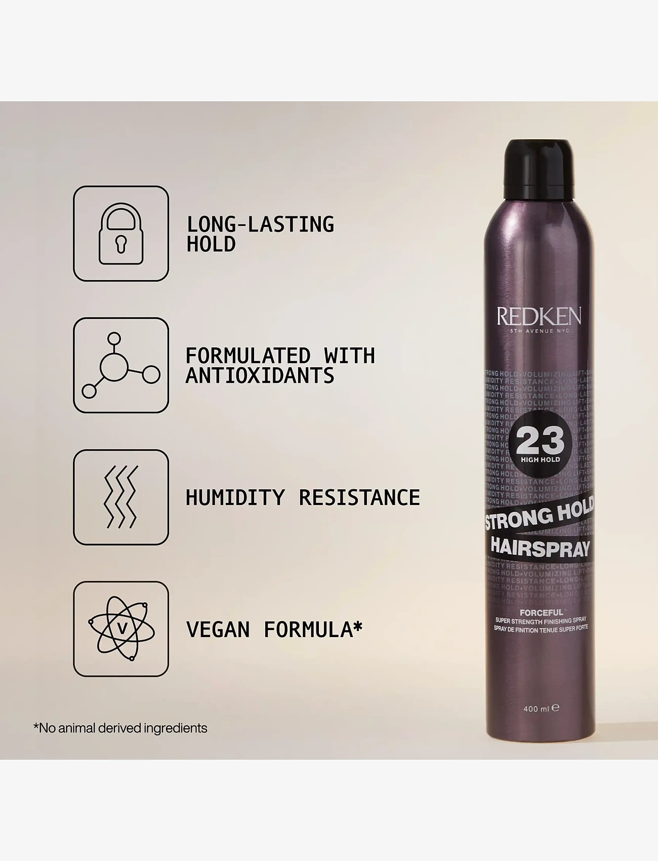 Redken - Redken Styling Strong Hold Hairspray 400 ml - styling - no colour - 2