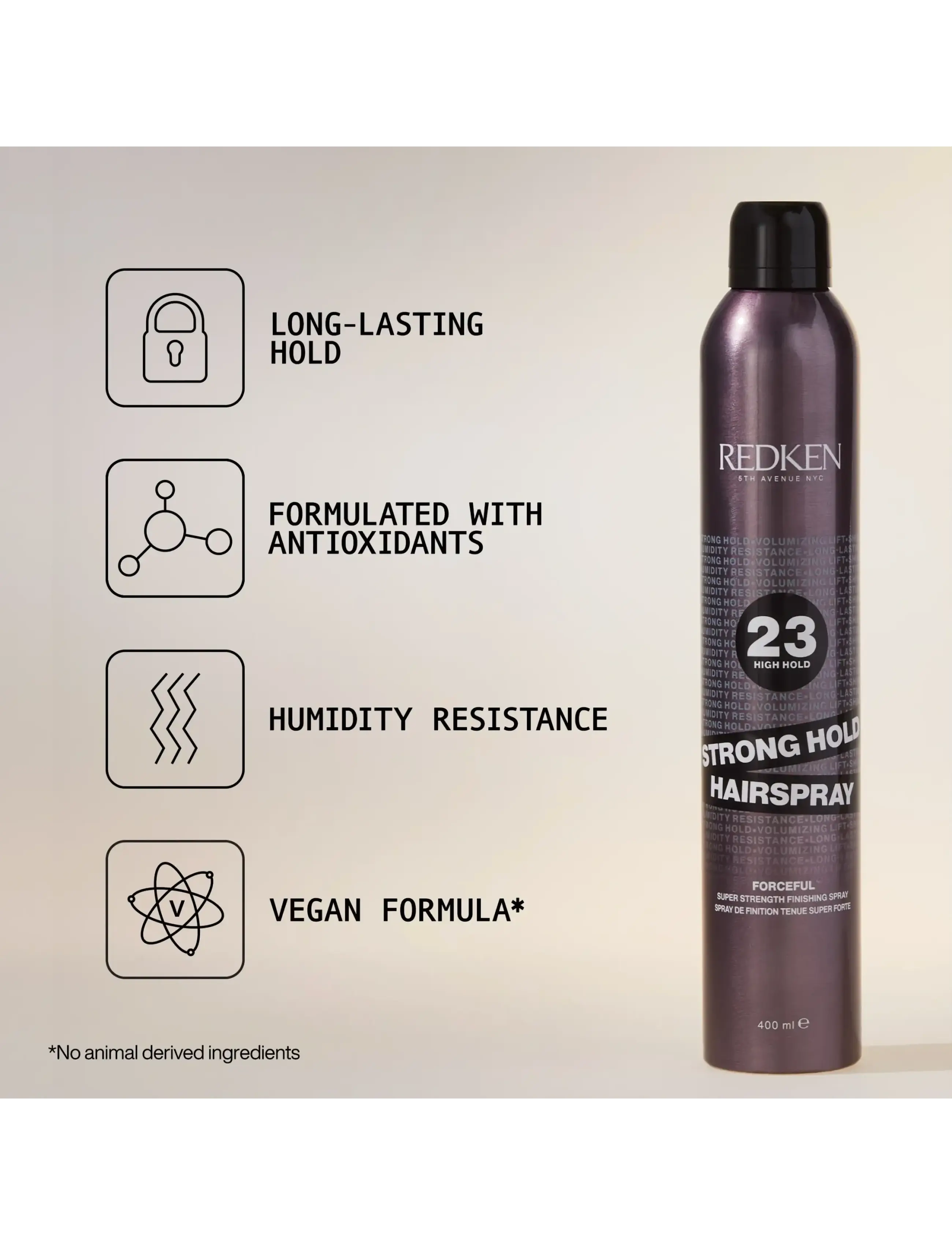Redken - Redken Styling Strong Hold Hairspray 400 ml - hårspray - no colour - 2