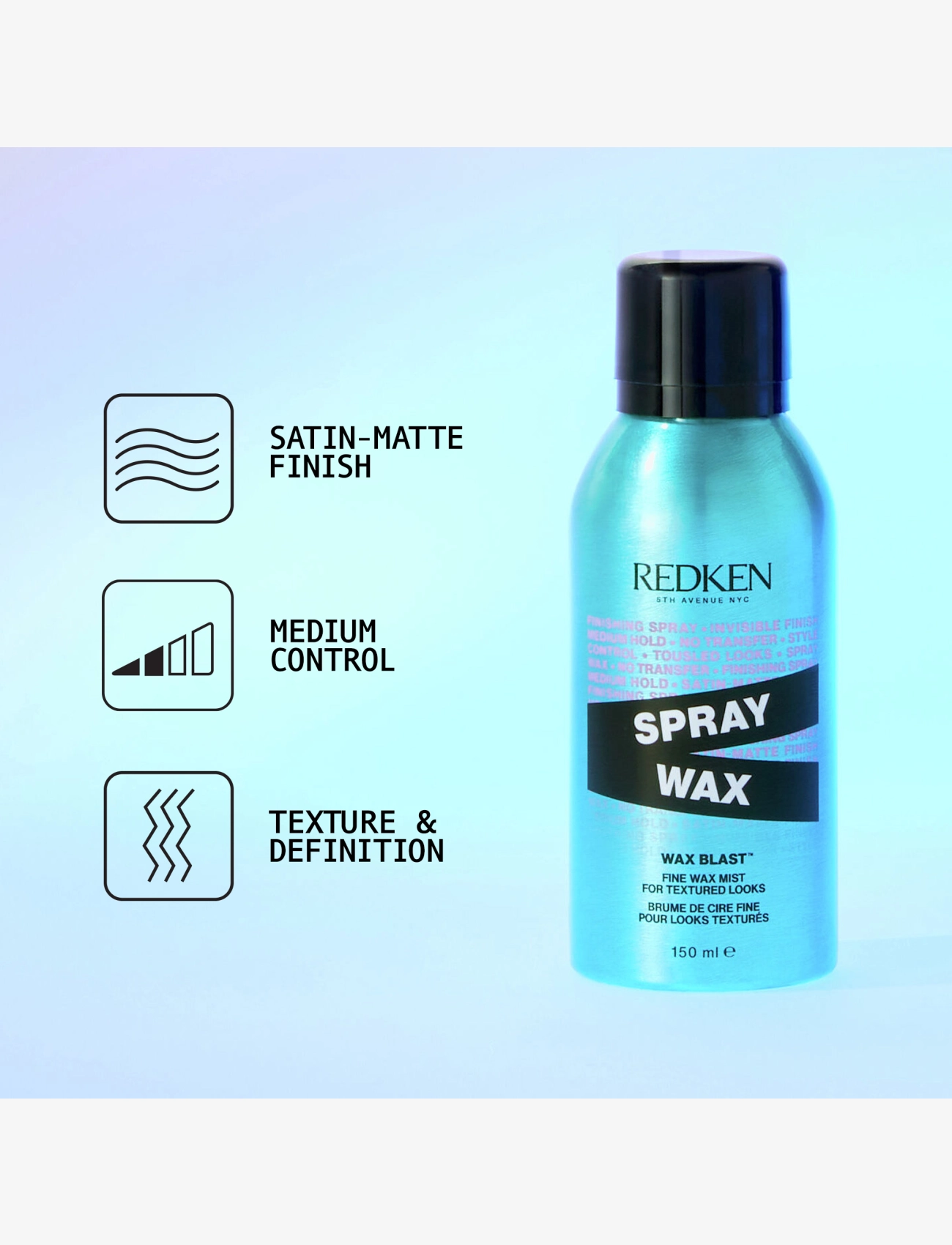 Redken - Redken Styling Spray Wax 150ml - sommerens hårprodukter - no colour - 3