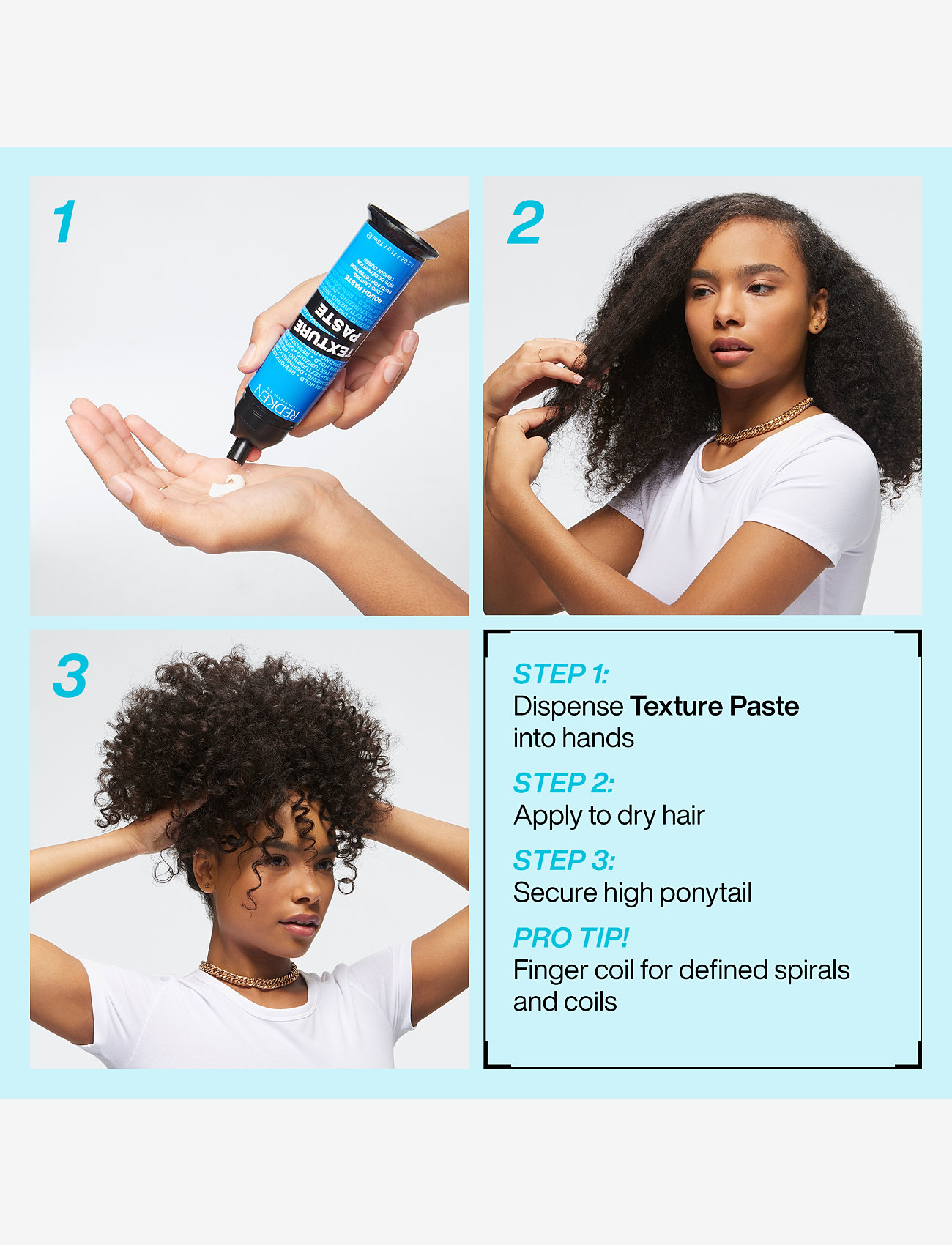 Redken - Redken Styling Texture Paste 75ml - paste - no colour - 5