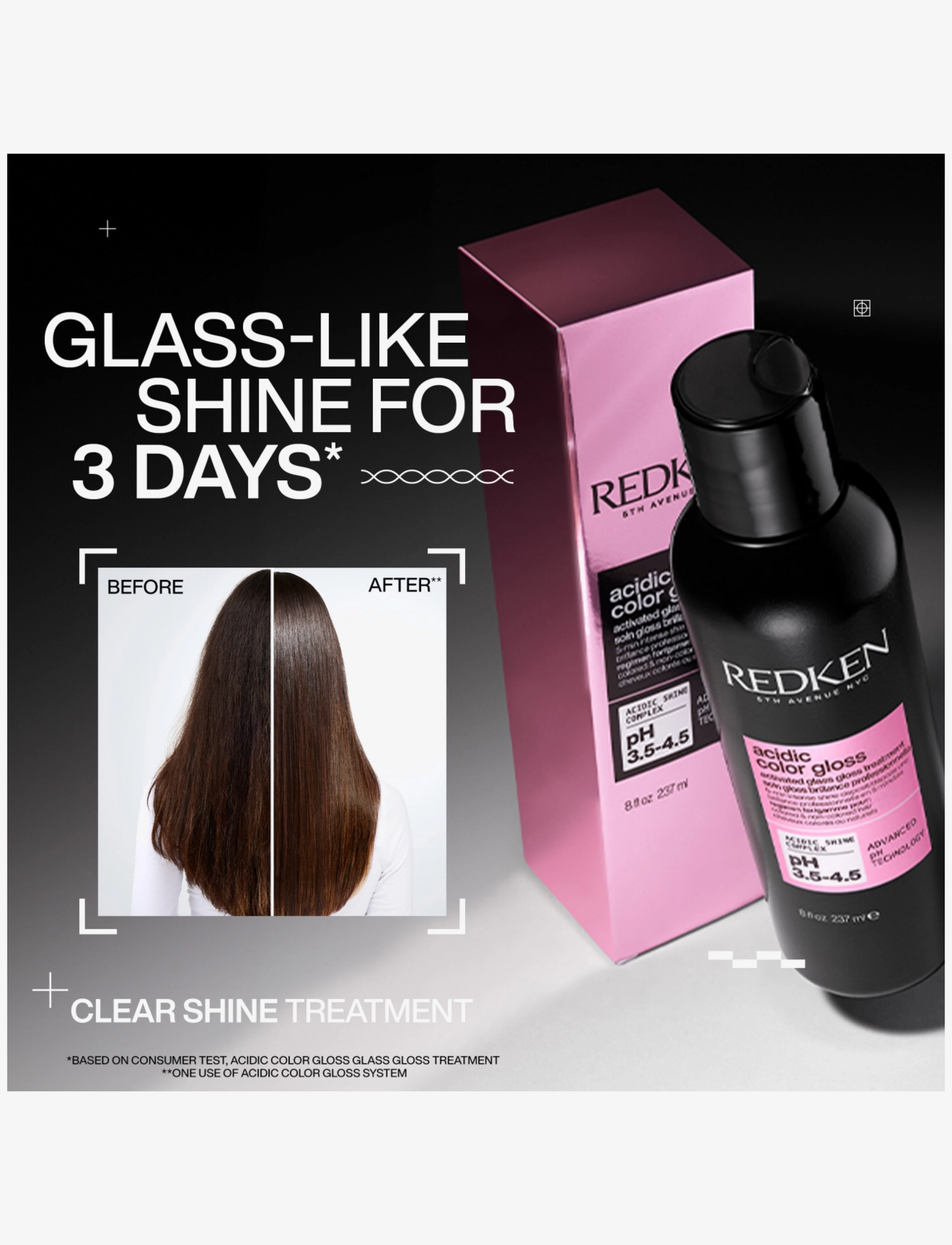 Redken - Redken Acidic Color Gloss Glass Gloss Treatment 237ml - hårfärg - no color - 1