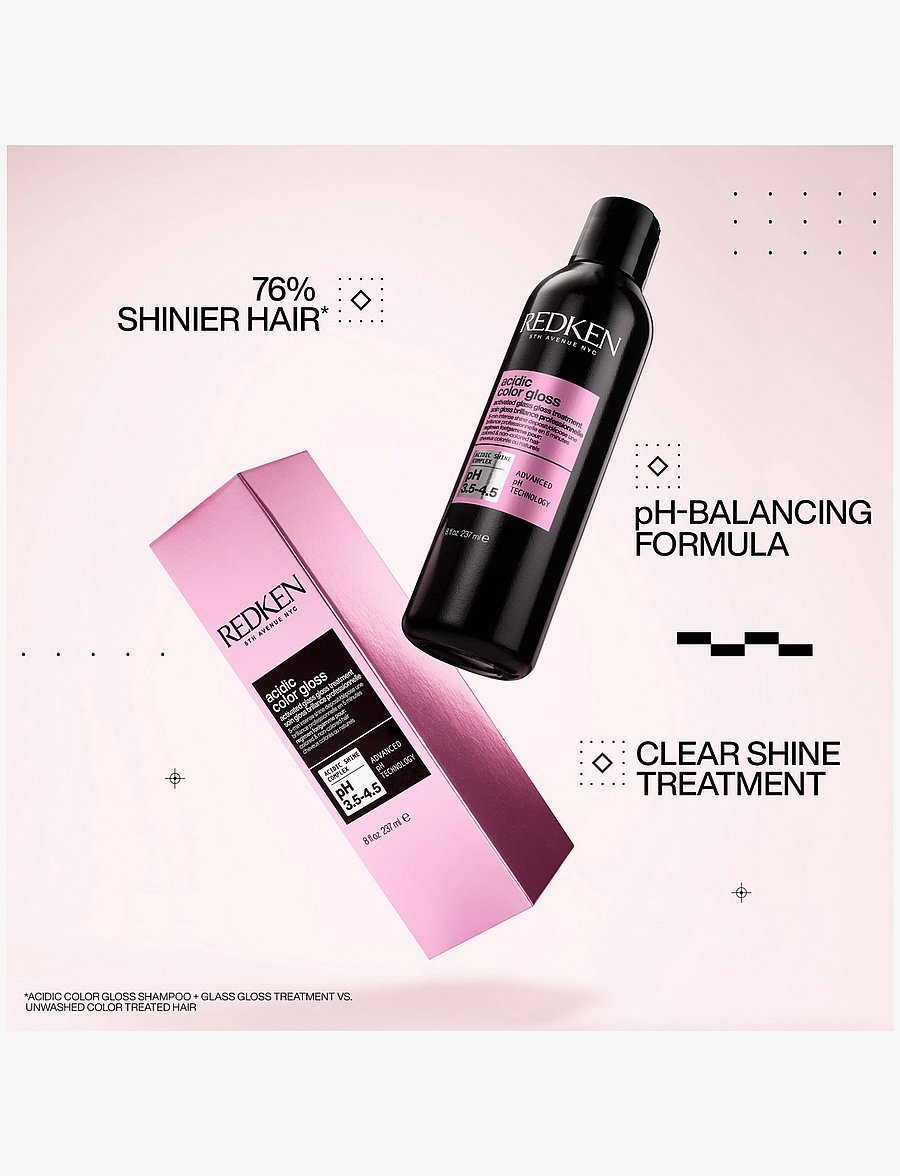 Redken - Redken Acidic Color Gloss Glass Gloss Treatment 237 ml - färginpackningar - no color - 3