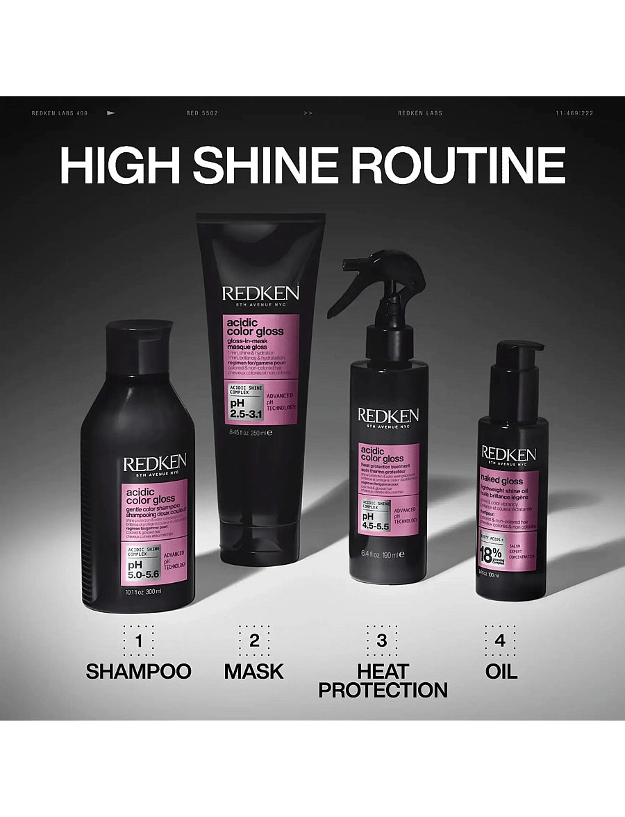 Redken - Redken Acidic Color Gloss 1 Minute Mask 250 ml - sommerens hårprodukter - clear - 3