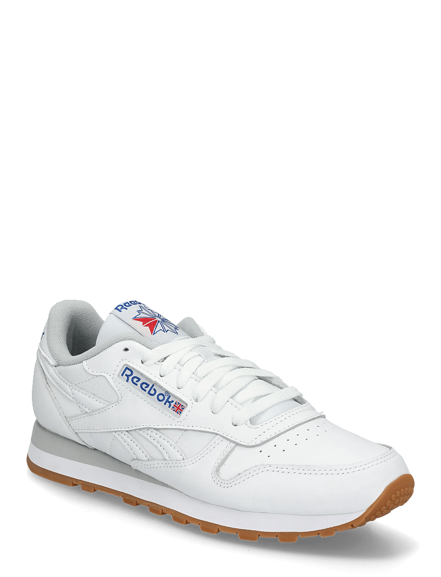 Reebok Classics - CLASSIC LEATHER - lav ankel - ftwrwhite/blue/gum - 0